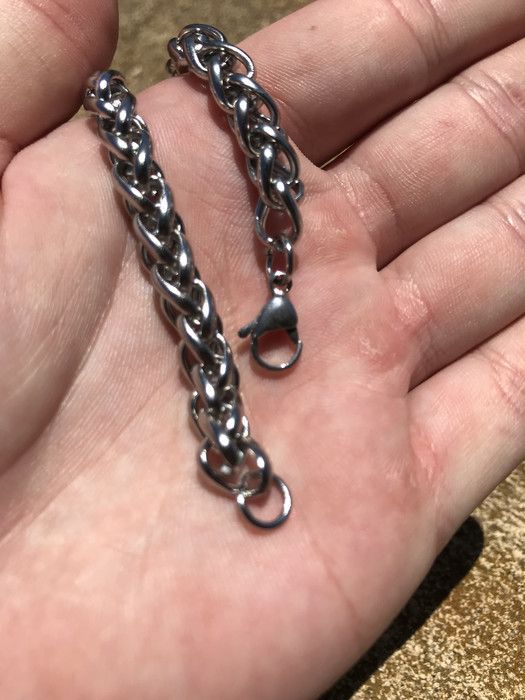 Other Silver Cuban Chain Necklace (PVD) Size ONE SIZE - 3 Thumbnail
