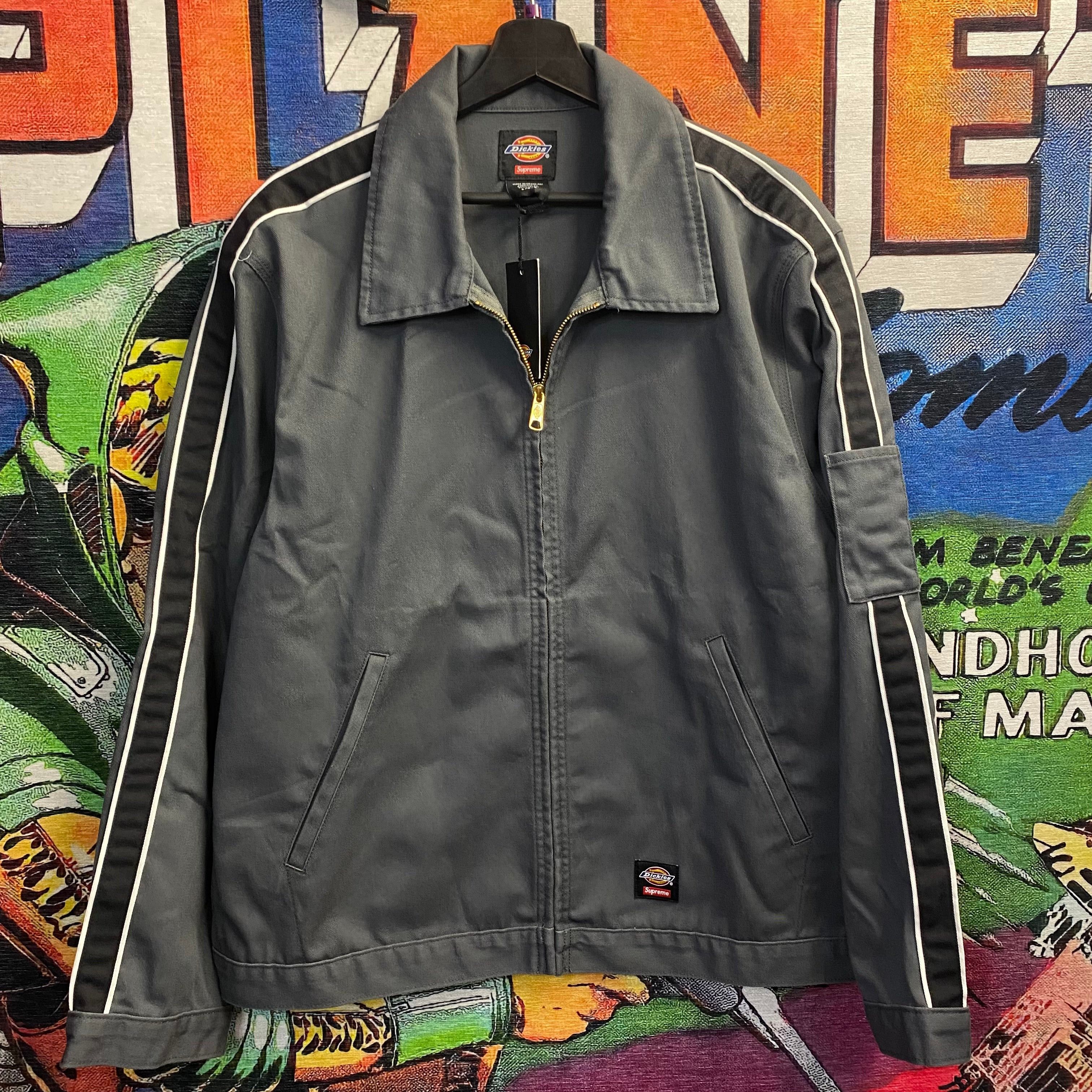 Supreme Brand New Supreme x Dickies Stripe Eisenhower Jacket | Grailed