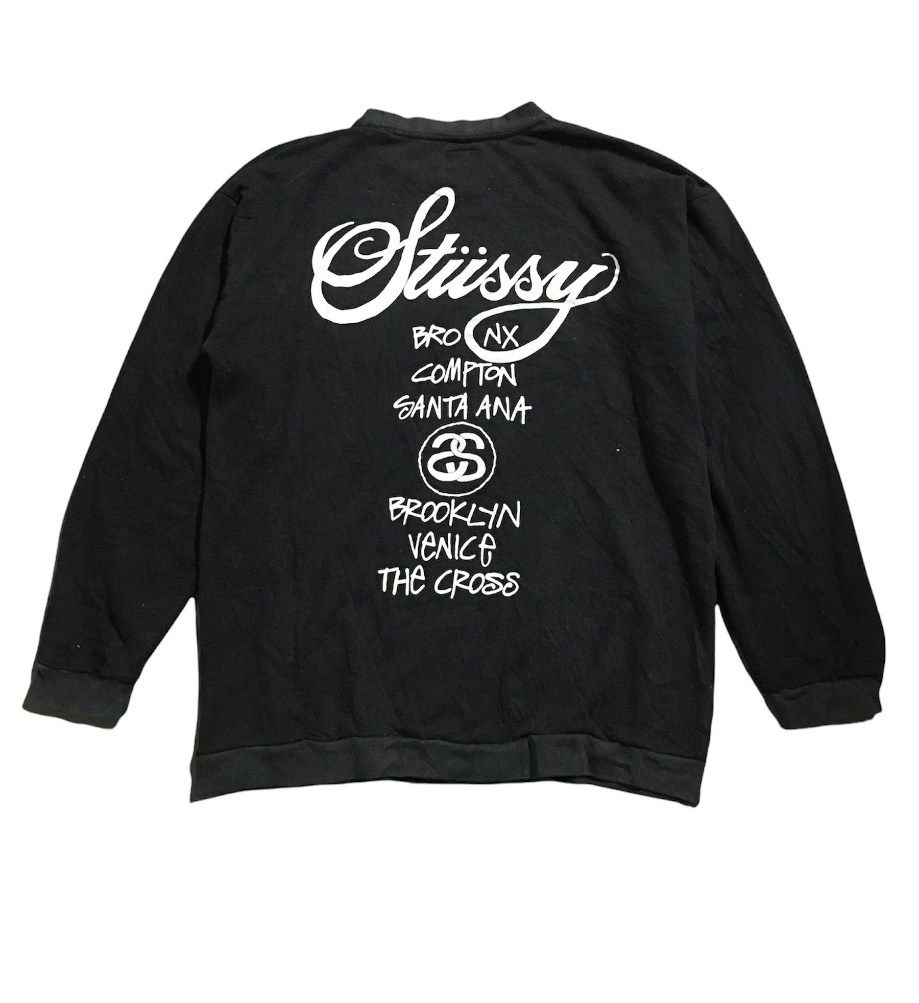 Stussy × Vintage Vintage Stussy World Tour Longsleeve Tee Size US M / EU 48-50 / 2 - 3 Thumbnail