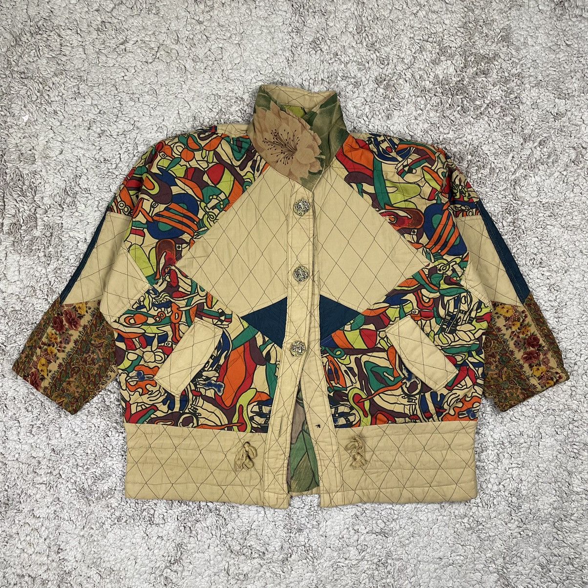 Other × Vintage Vintage Unbranded Art Design Button Jacket Size US L / EU 52-54 / 3 - 1 Thumbnail