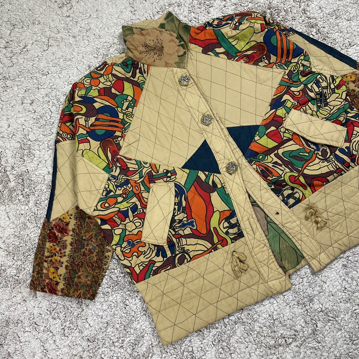 Other × Vintage Vintage Unbranded Art Design Button Jacket Size US L / EU 52-54 / 3 - 3 Thumbnail
