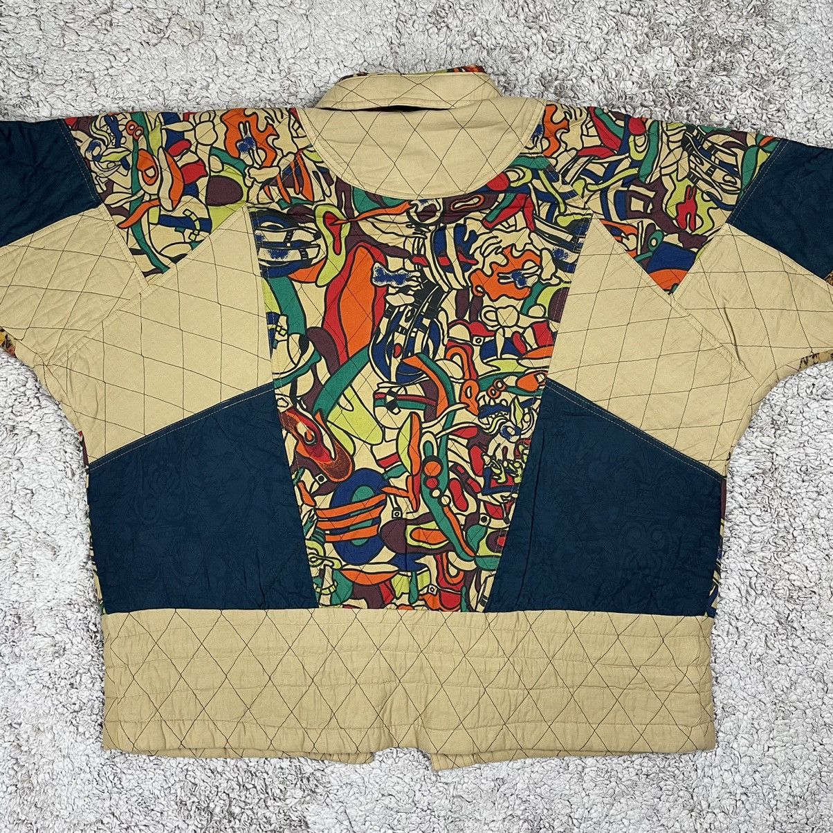 Other × Vintage Vintage Unbranded Art Design Button Jacket Size US L / EU 52-54 / 3 - 6 Thumbnail
