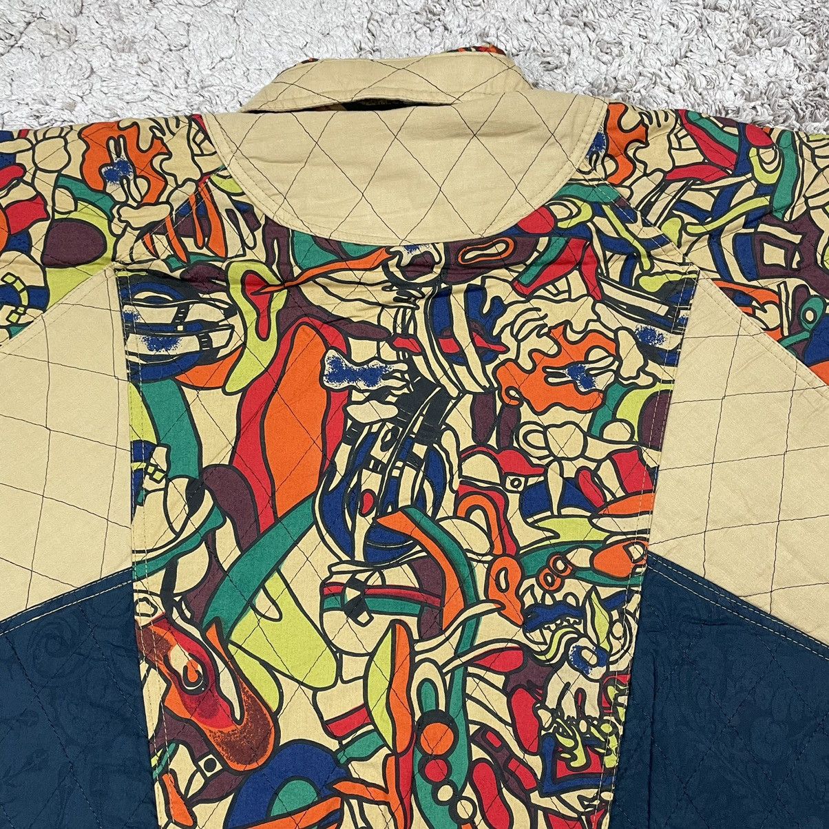 Other × Vintage Vintage Unbranded Art Design Button Jacket Size US L / EU 52-54 / 3 - 7 Thumbnail