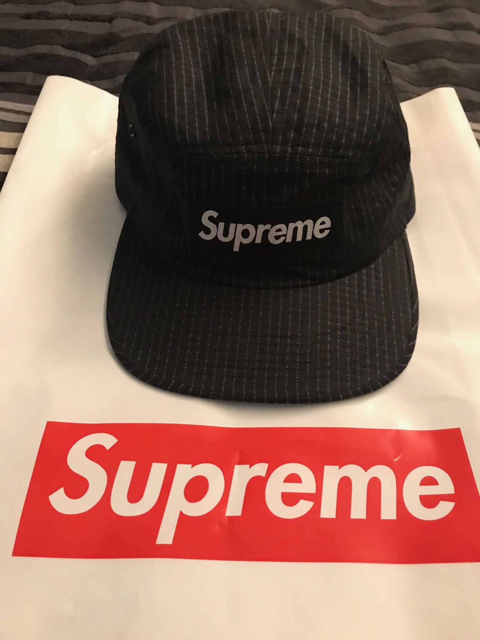 17FW /Supreme Overdyed Ripstop Camp Cap-