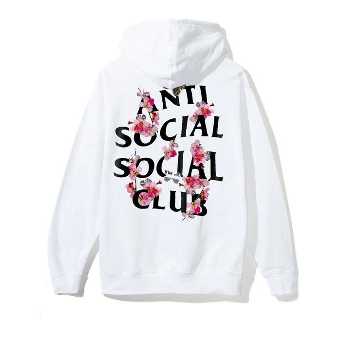 Anti social social club Kkoch white hoodie