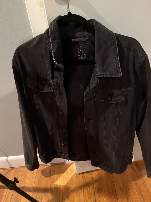 Cotton On Black Denim Jacket Cotton On Grailed