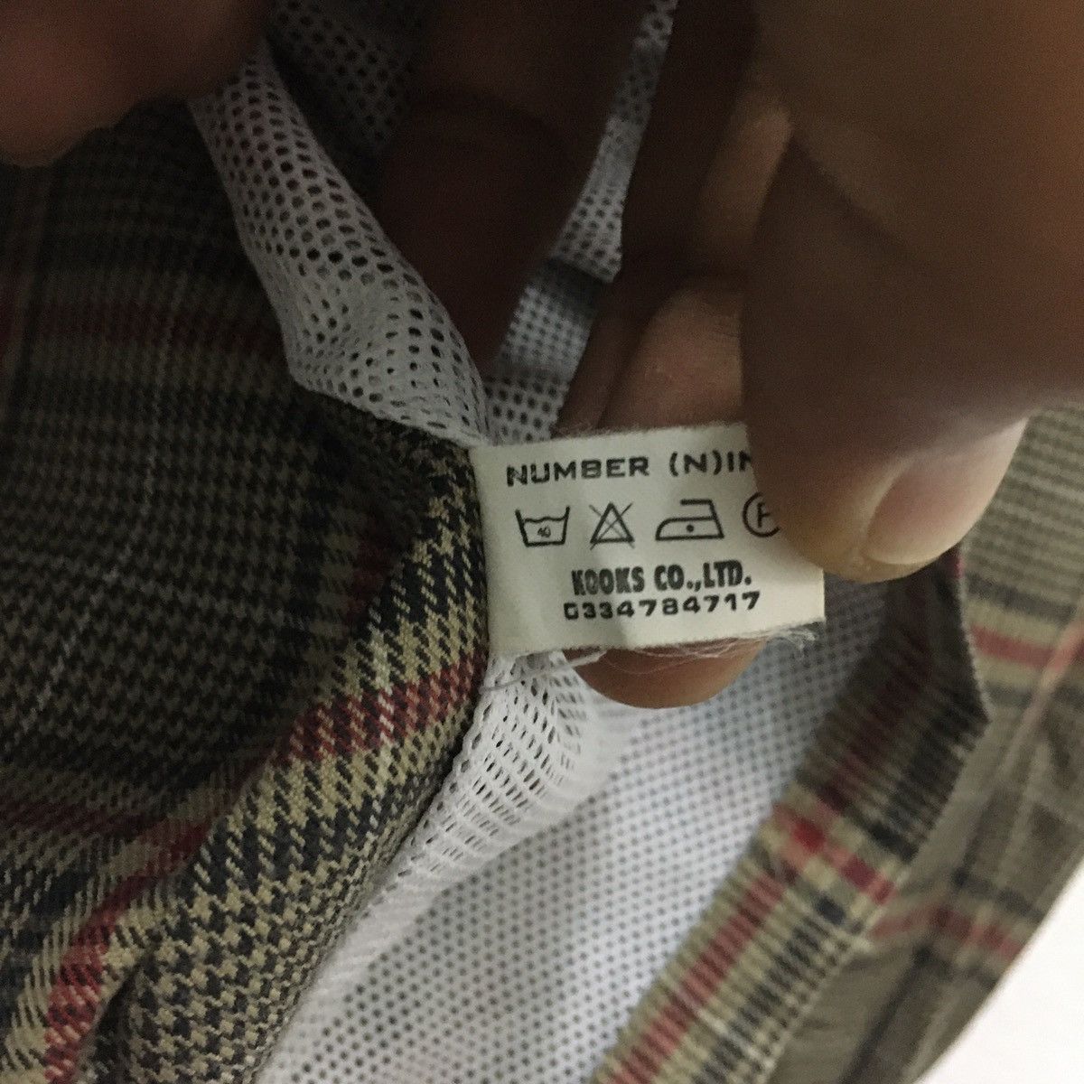 Number (N)ine Number nine enfant tribble longsleeve polos shirt tartan Size US L / EU 52-54 / 3 - 9 Thumbnail