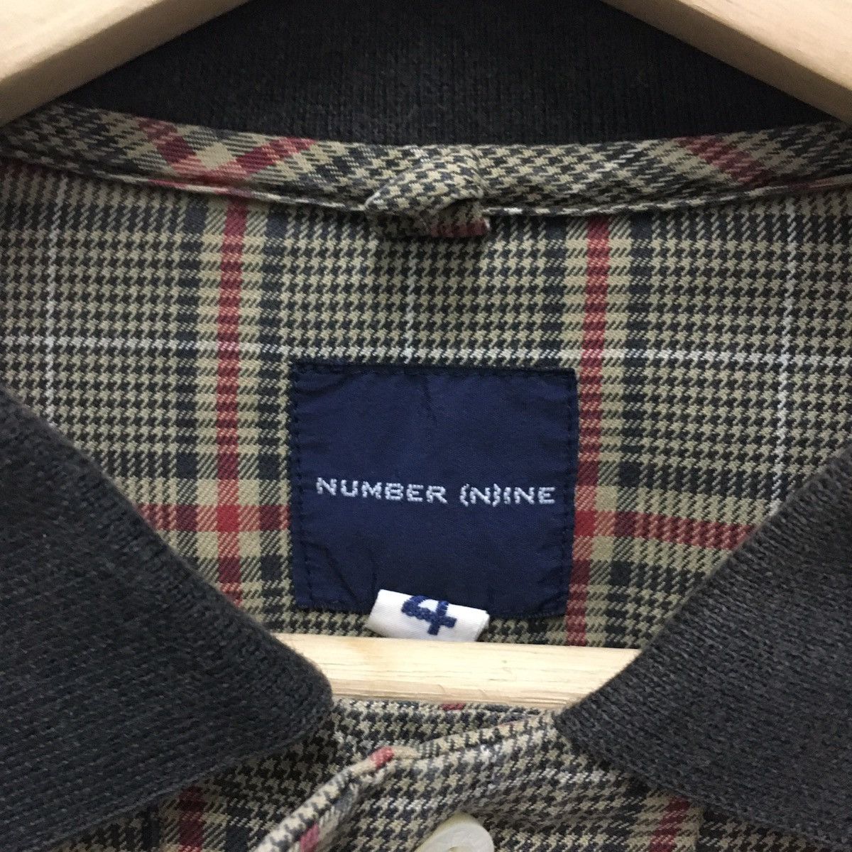 Number (N)ine Number nine enfant tribble longsleeve polos shirt tartan Size US L / EU 52-54 / 3 - 6 Thumbnail
