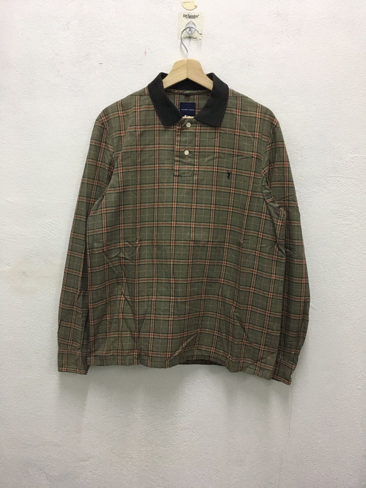Number (N)ine Number nine enfant tribble longsleeve polos shirt tartan Size US L / EU 52-54 / 3 - 1 Thumbnail