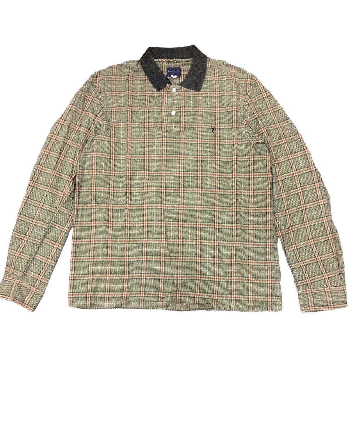 Number (N)ine Number nine enfant tribble longsleeve polos shirt tartan Size US L / EU 52-54 / 3 - 3 Thumbnail