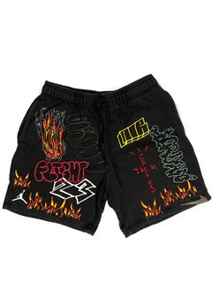 Travis Scott Jordan Shorts | Grailed