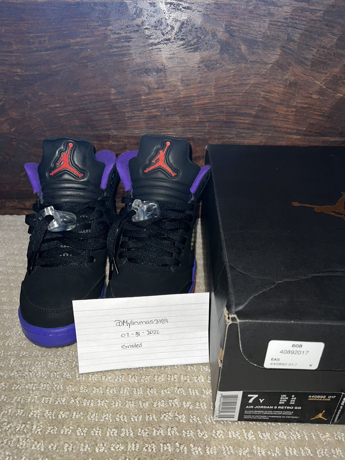 Air Jordan Retro GS Fierce Purple 2016
