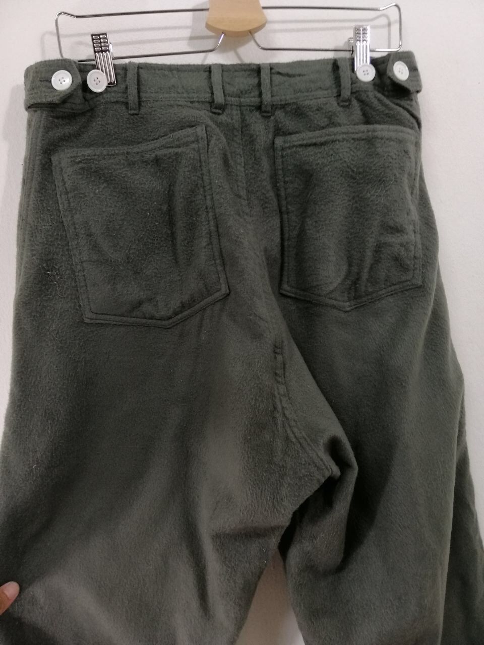 Comme des Garcons Homme Plus Comme des Garçons Homme + Trousers adjustable Baggy Design Size US 32 / EU 48 - 11 Thumbnail