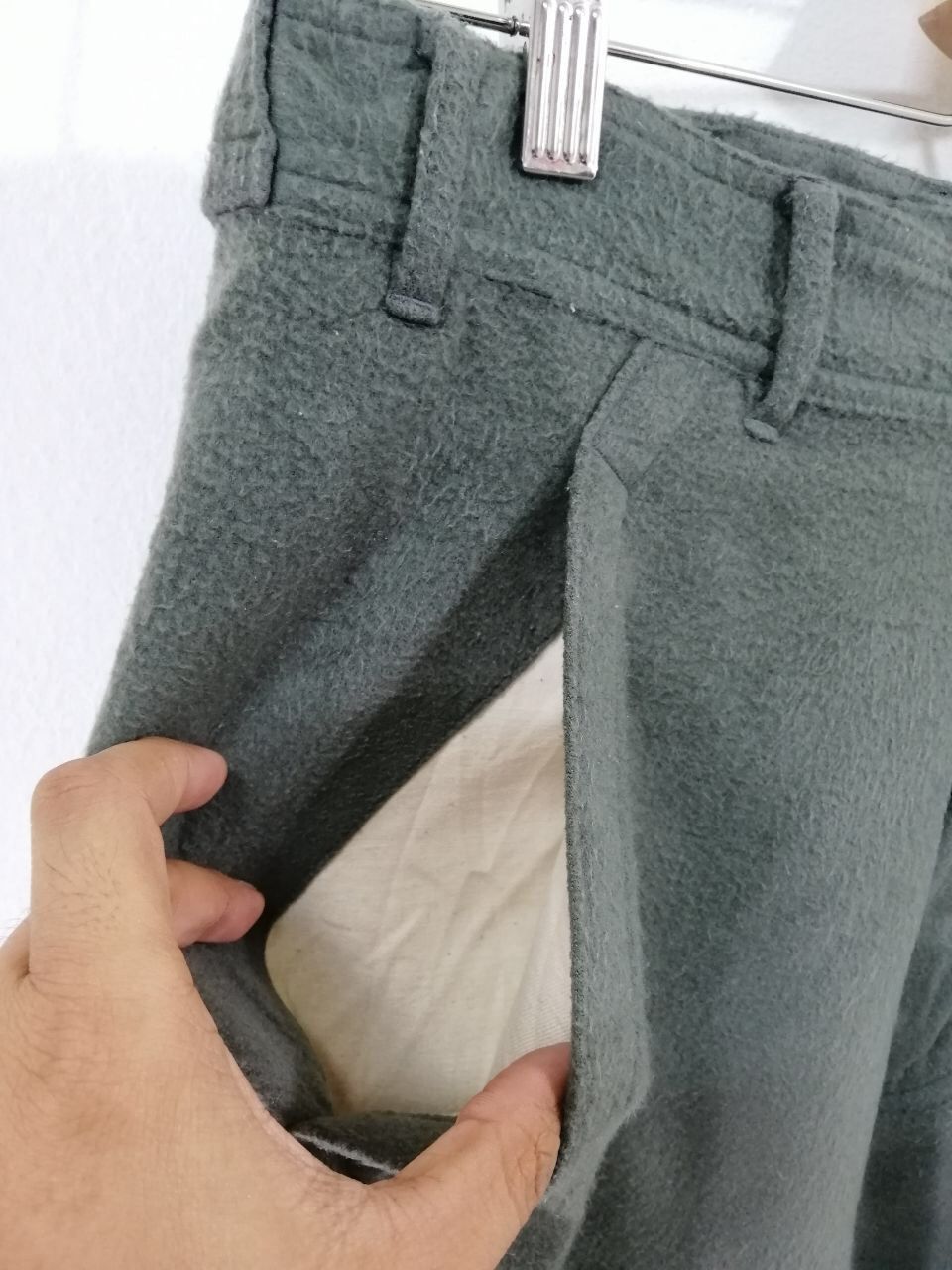 Comme des Garcons Homme Plus Comme des Garçons Homme + Trousers adjustable Baggy Design Size US 32 / EU 48 - 10 Thumbnail