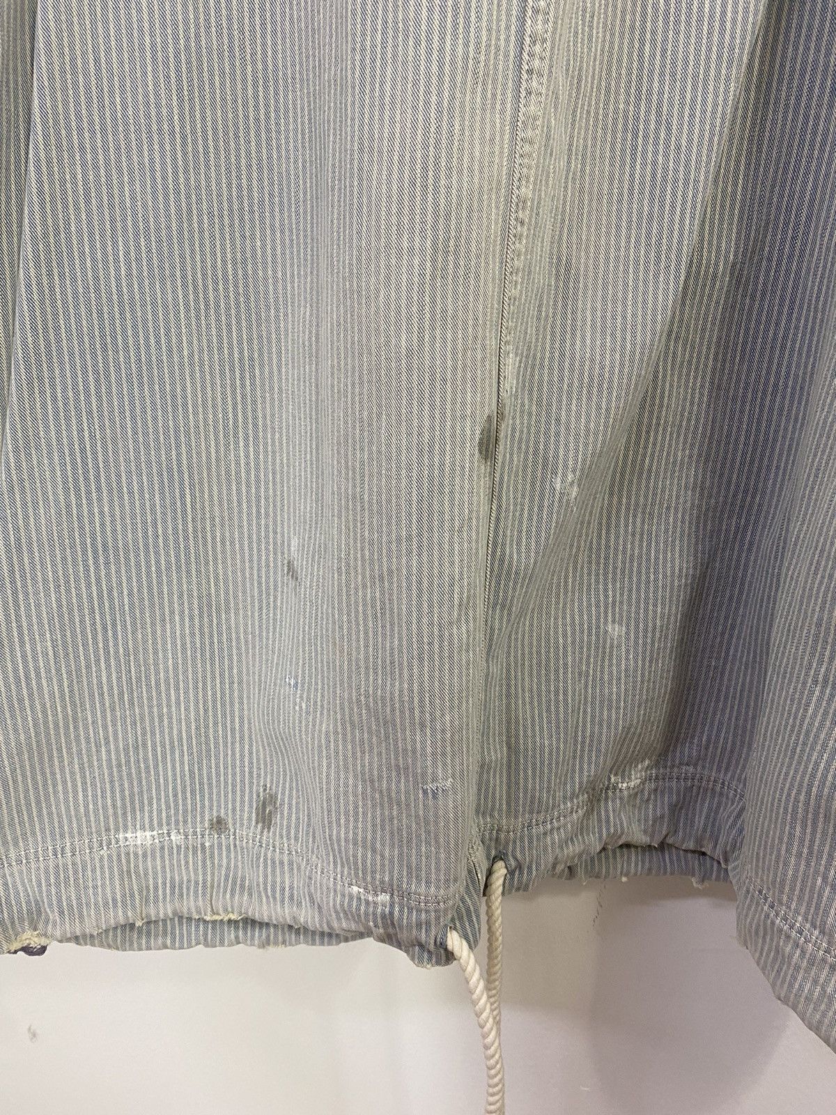 Kapital Kapital Kiro Hirata Hickory Stripe Anorak Jacket With Hoodie Size US L / EU 52-54 / 3 - 7 Thumbnail