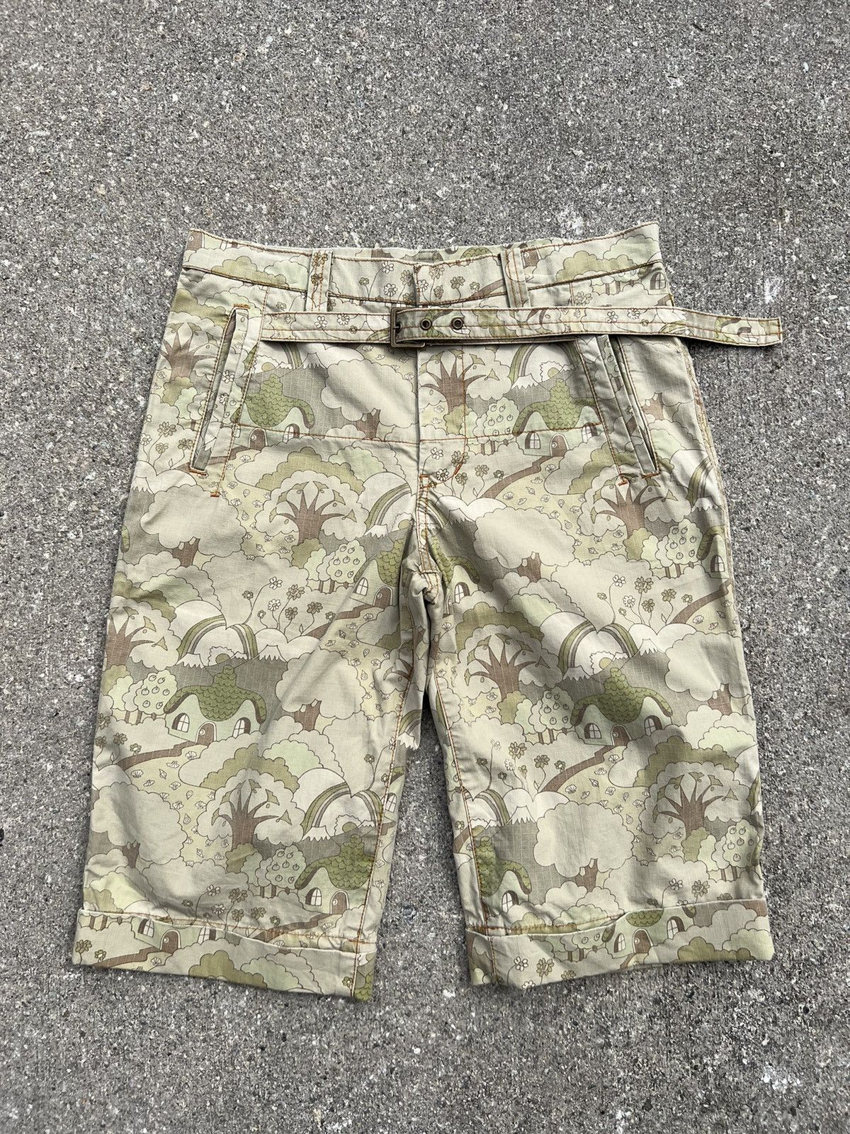 Tsumori Chisato Vintage Tsumori Chisato Japan All Printed Short Pant Size US 30 / EU 46 - 1 Thumbnail