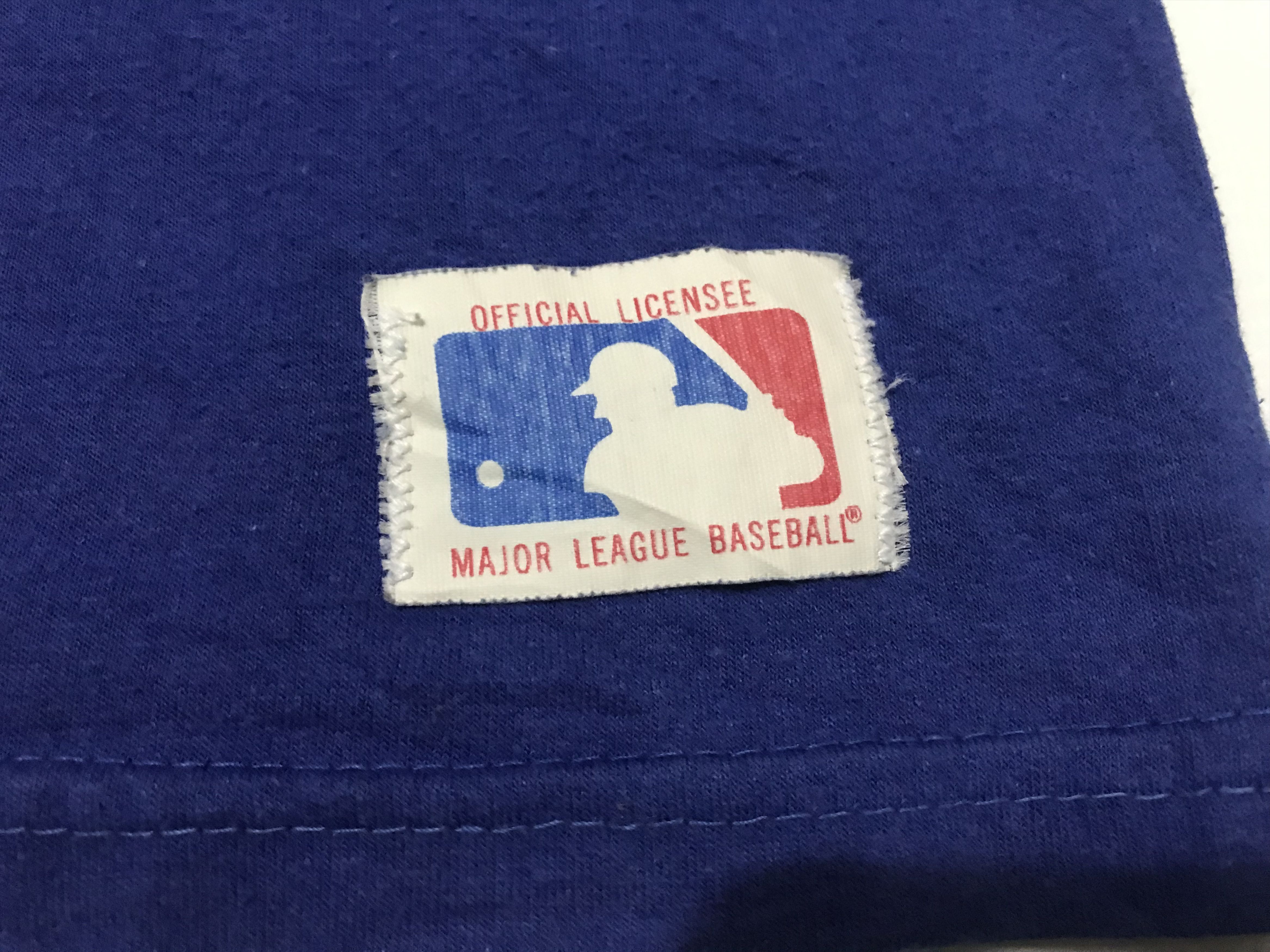 Vintage Vintage New York Mets MLB Sand Knit USA TShirt Size US L / EU 52-54 / 3 - 8 Thumbnail