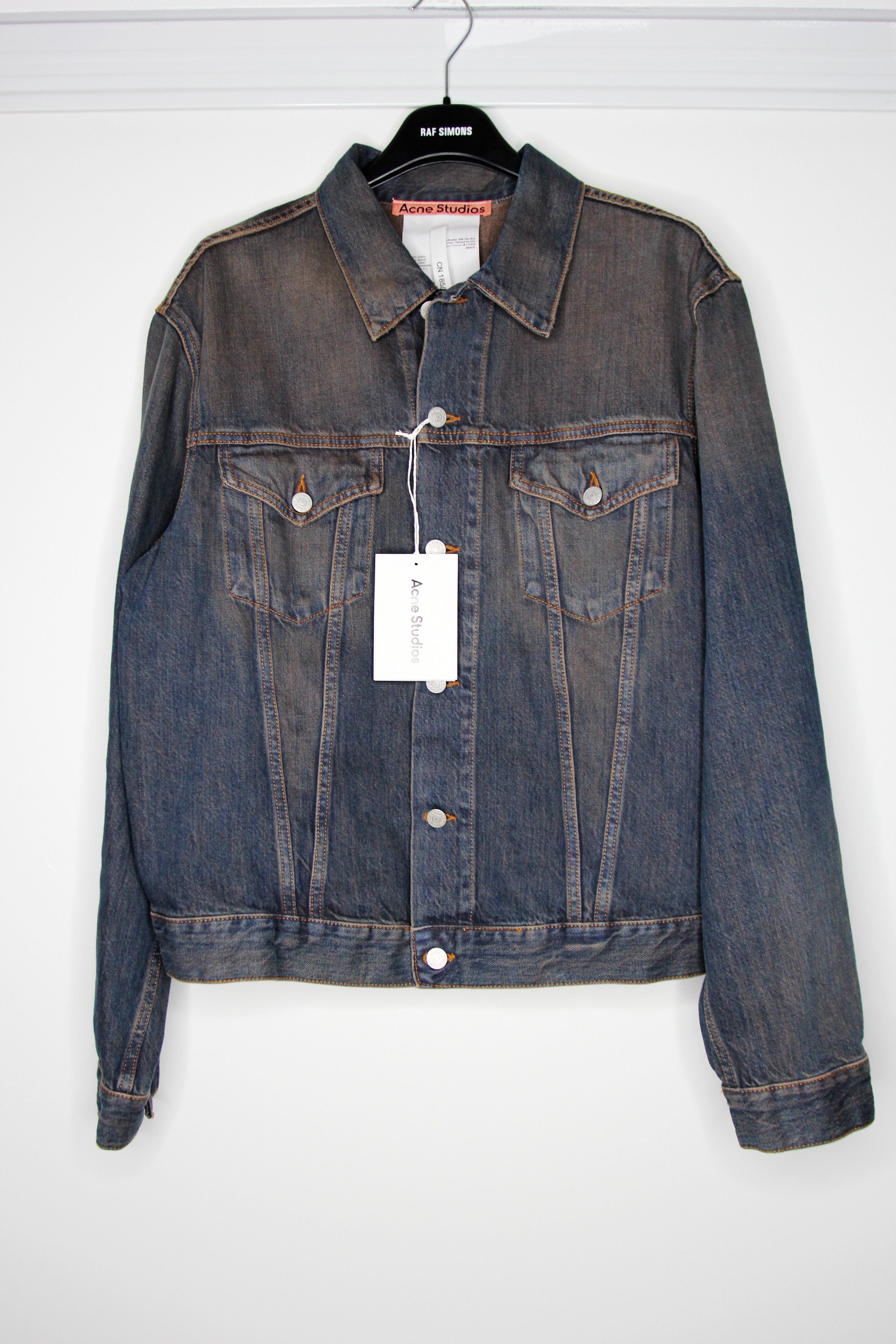 Acne Studios BNWT AW21 ACNE STUDIOS 1998 CLAY BLUE DENIM JACKET 52 