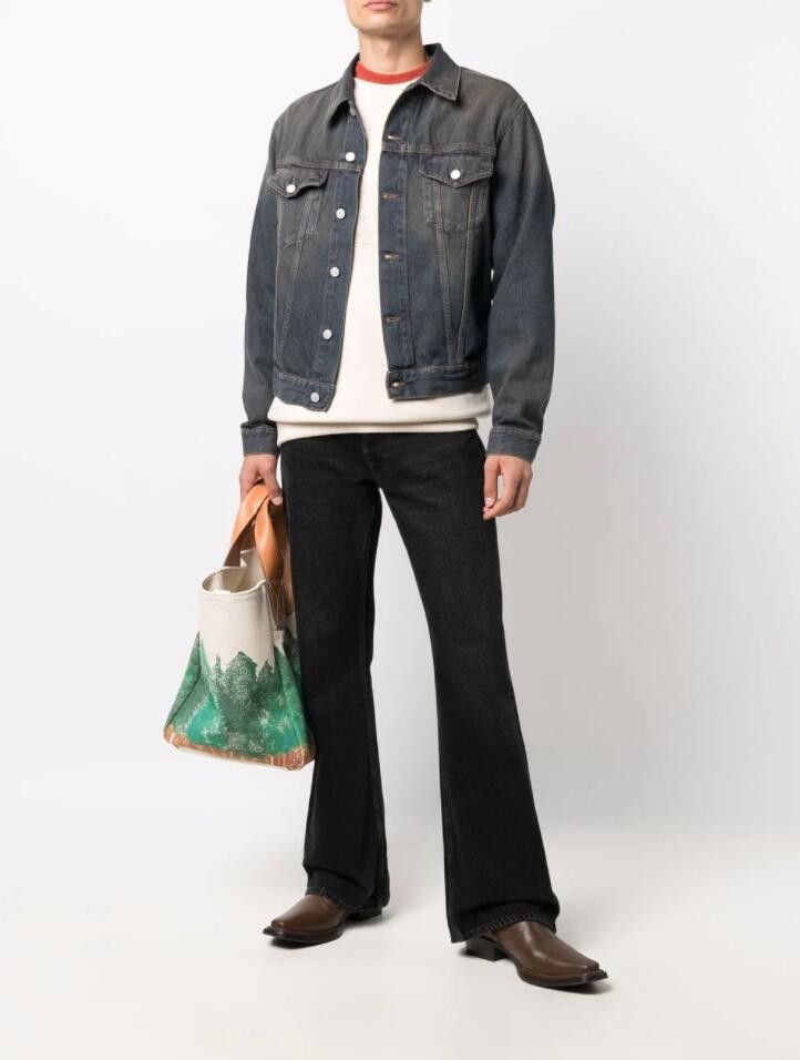 Acne Studios BNWT AW21 ACNE STUDIOS 1998 CLAY BLUE DENIM JACKET 52 