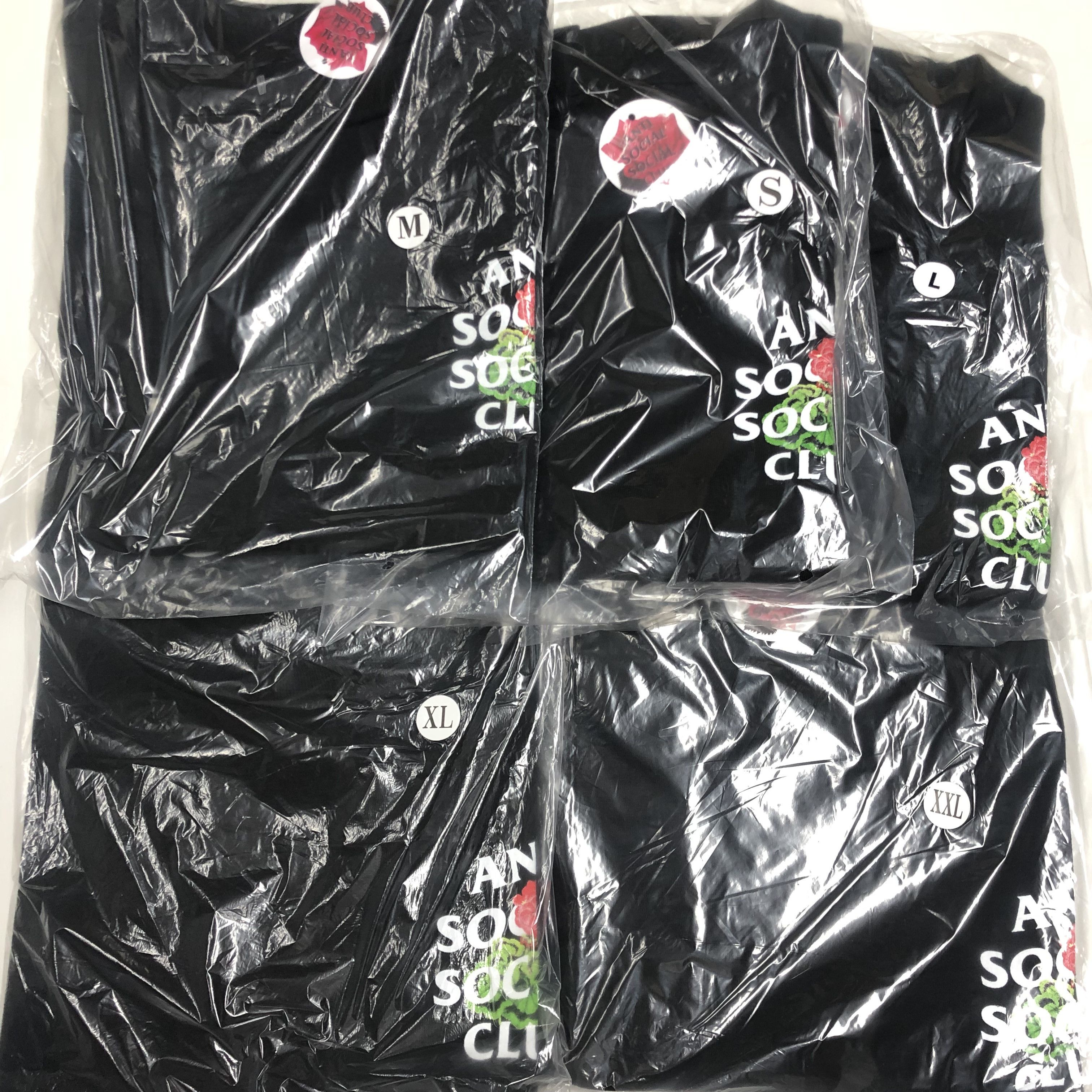 Anti Social Social Club × Members Only DS weekly exclusive White ASSC Produce Black Tee FTP FOG CDG Size US S / EU 44-46 / 1 - 7 Thumbnail
