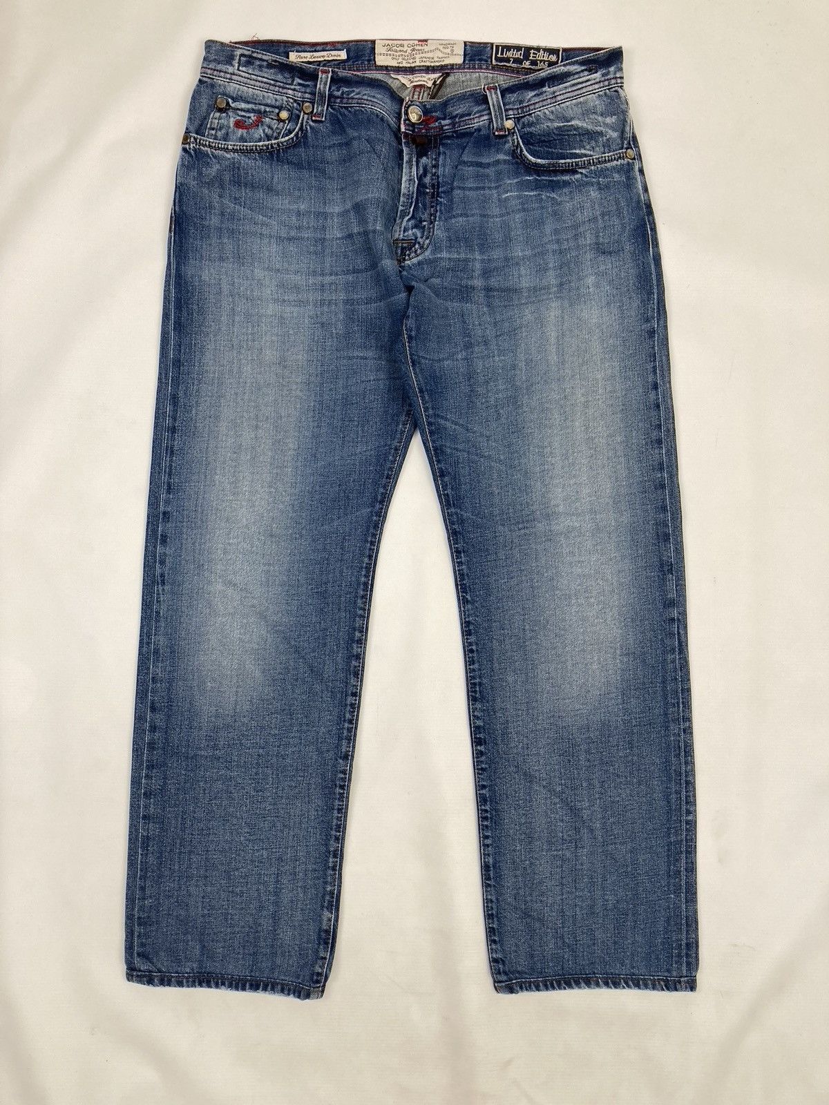 Jacob Cohen Jacob cohen selvedge jeans limited edition | Grailed