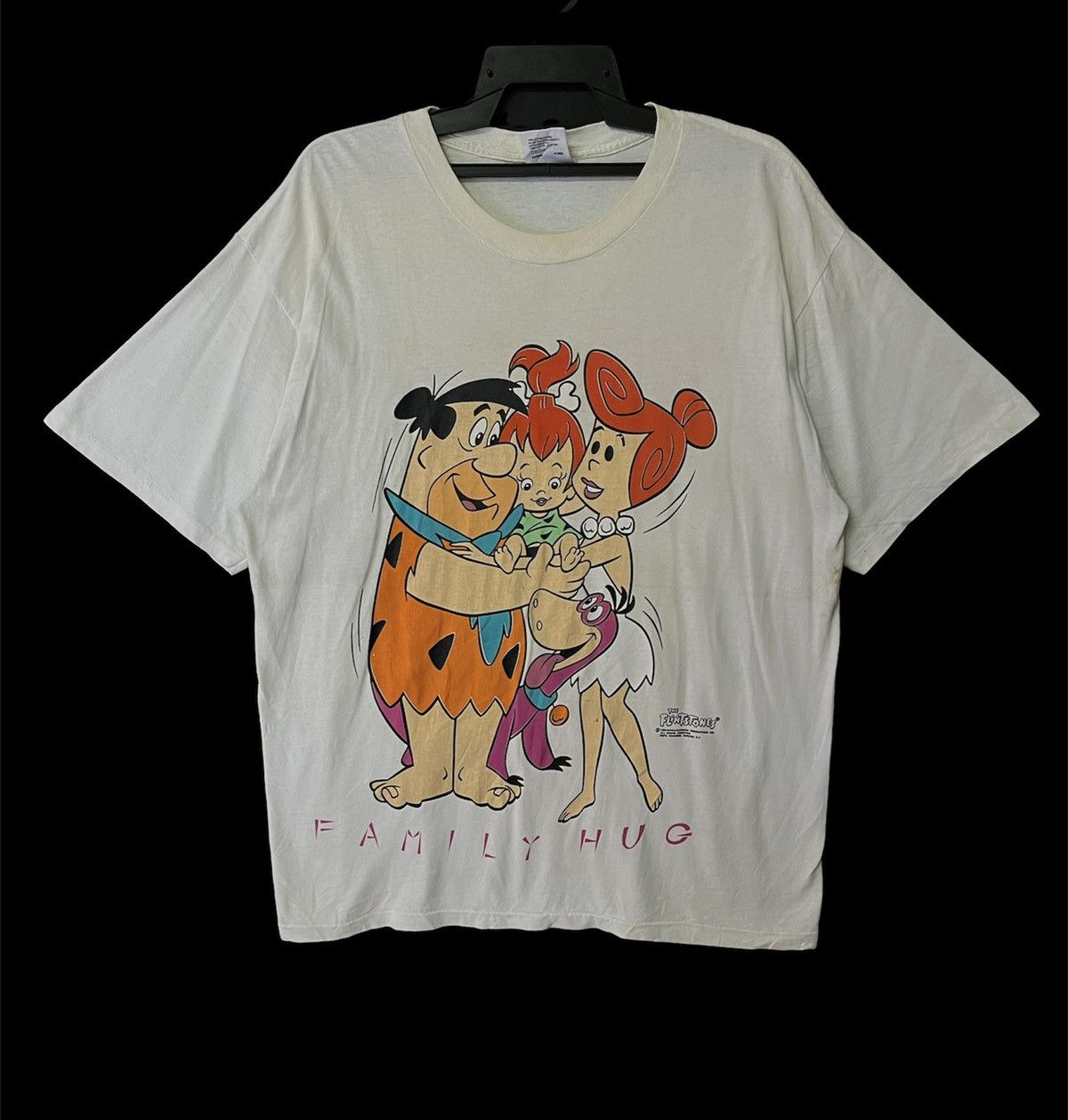 Vintage 90s Hanna Barbera Overprint Mirror Tshirt
