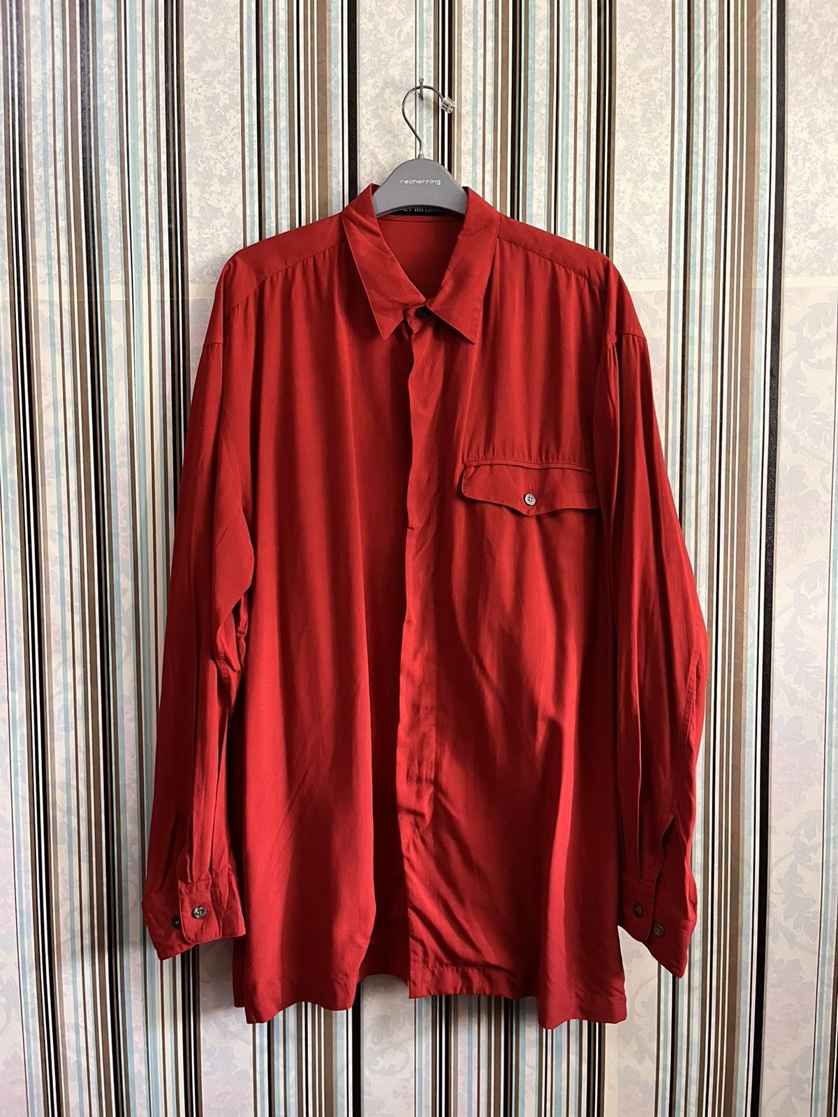 Issey Miyake 1990s plain rayon oversize single poc #C1 Size US M / EU 48-50 / 2 - 1 Thumbnail