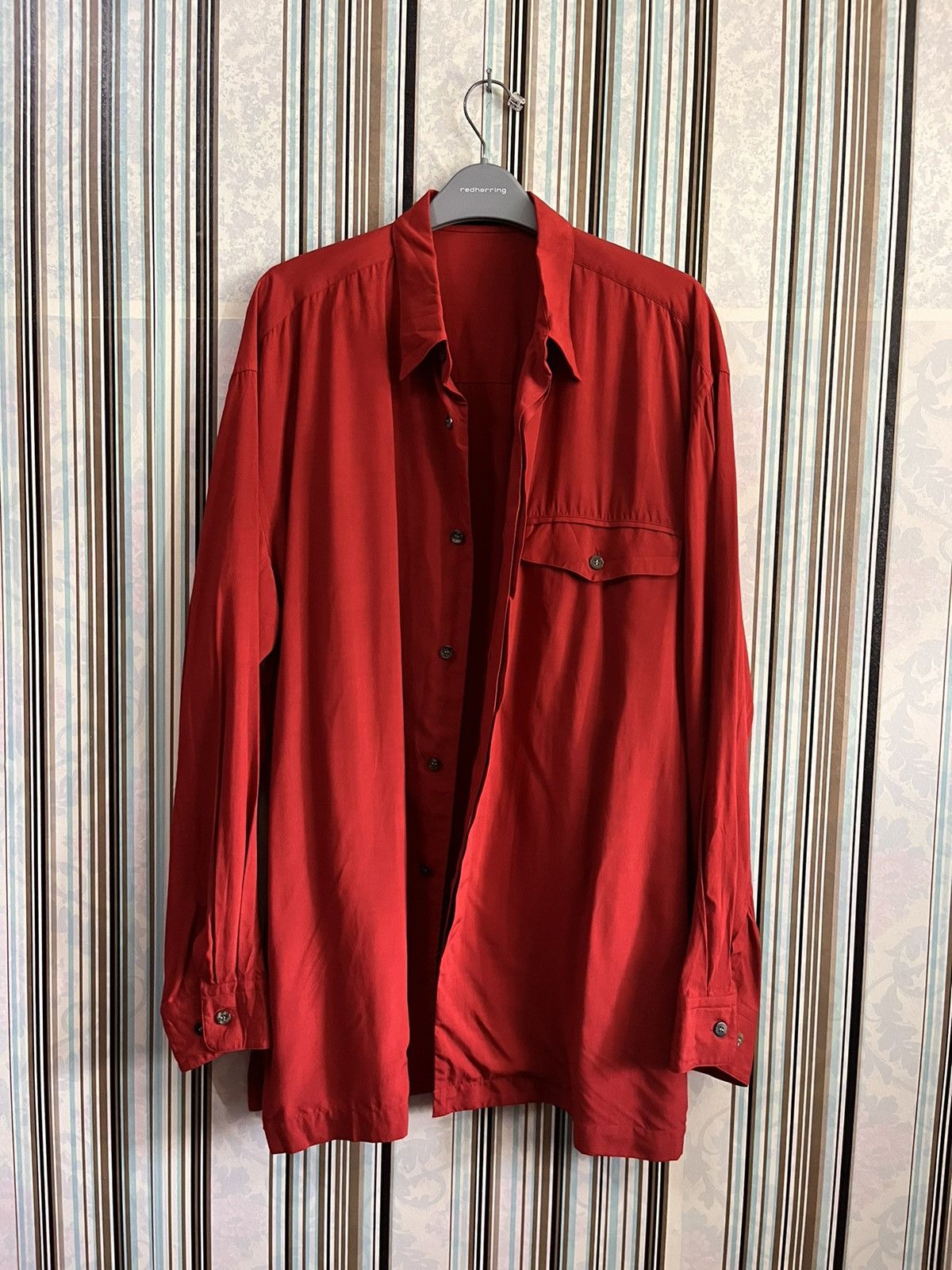 Issey Miyake 1990s plain rayon oversize single poc #C1 Size US M / EU 48-50 / 2 - 3 Thumbnail