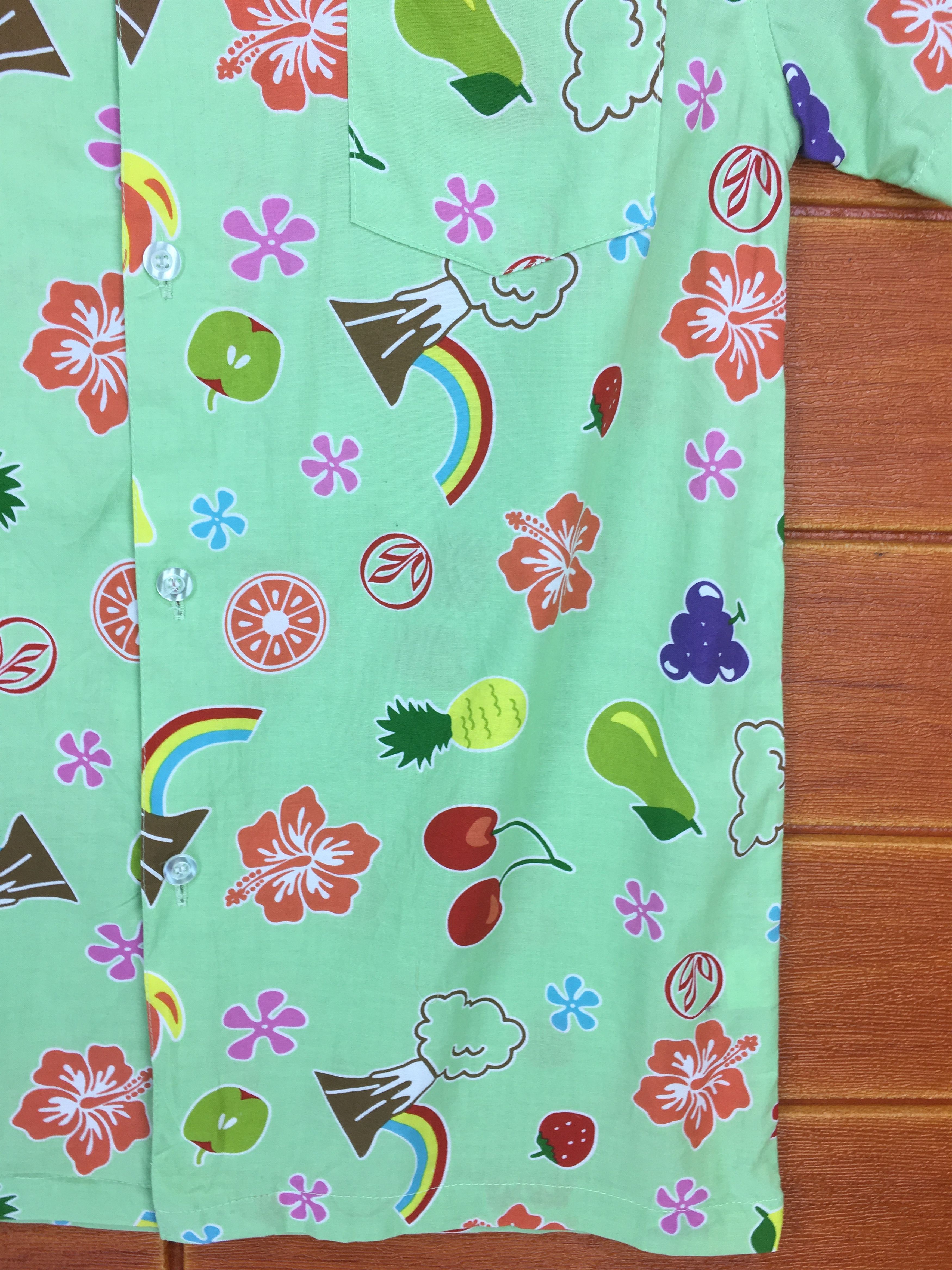 Vintage Vintage Aloha Fruits Hawaiian Shirt / Aloha Wear Size US S / EU 44-46 / 1 - 5 Thumbnail