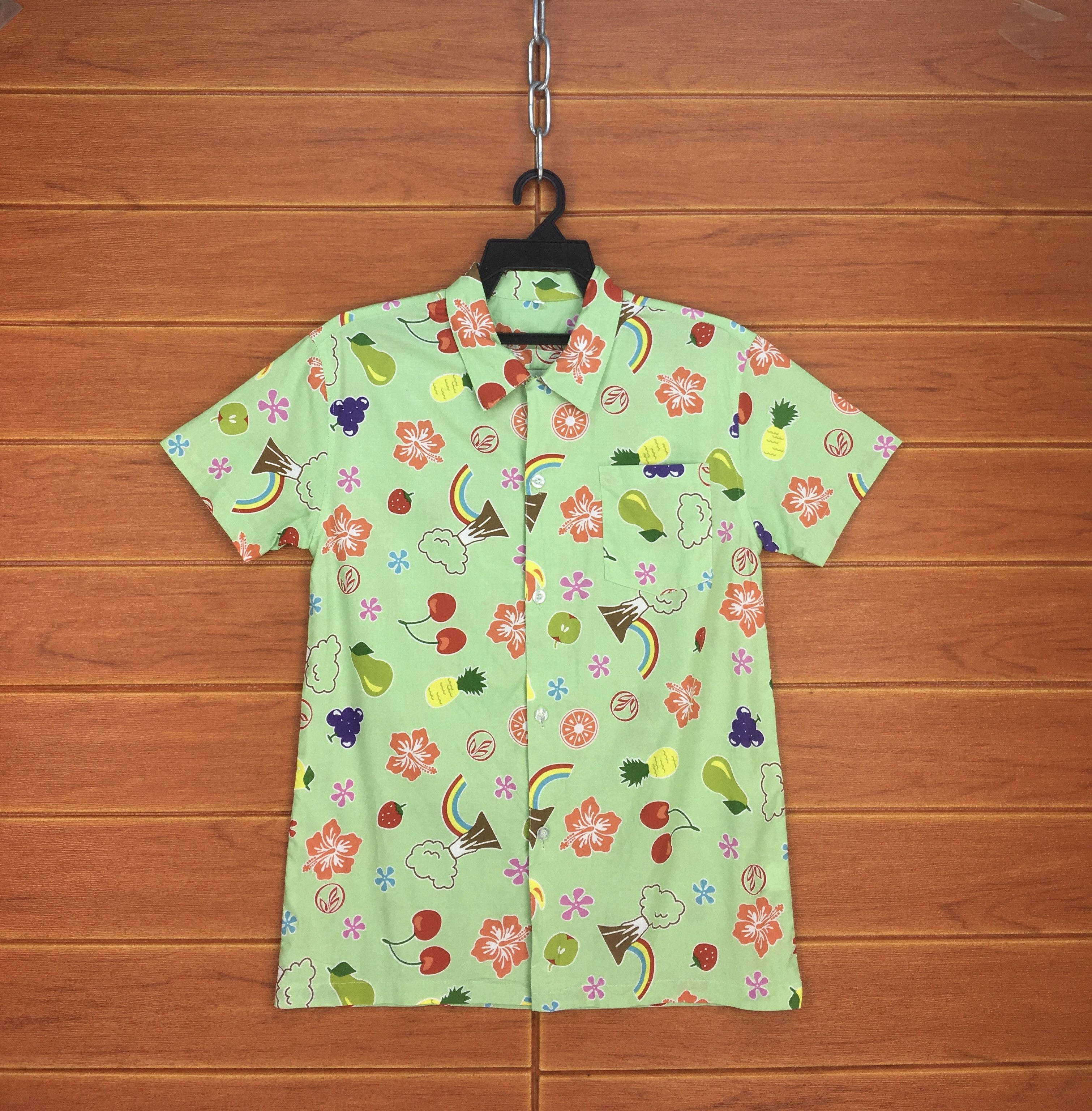 Vintage Vintage Aloha Fruits Hawaiian Shirt / Aloha Wear Size US S / EU 44-46 / 1 - 1 Thumbnail