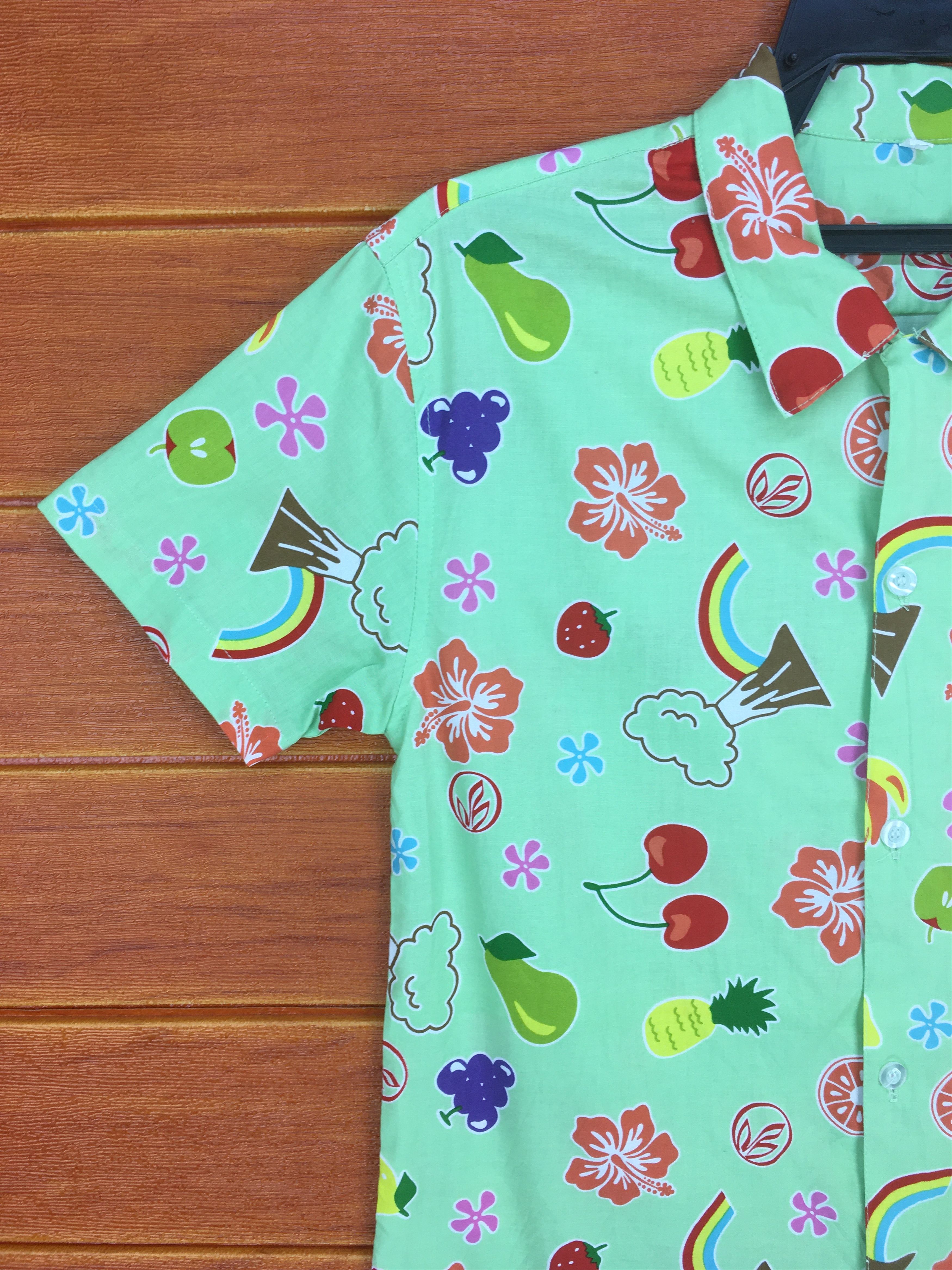Vintage Vintage Aloha Fruits Hawaiian Shirt / Aloha Wear Size US S / EU 44-46 / 1 - 3 Thumbnail