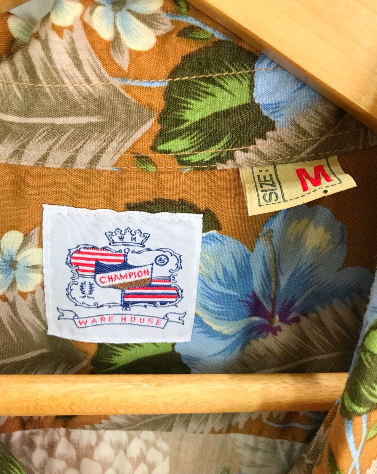 Warehouse 🔥WAREHOUSE Panel Printed Border Floral Flower Size US M / EU 48-50 / 2 - 6 Thumbnail