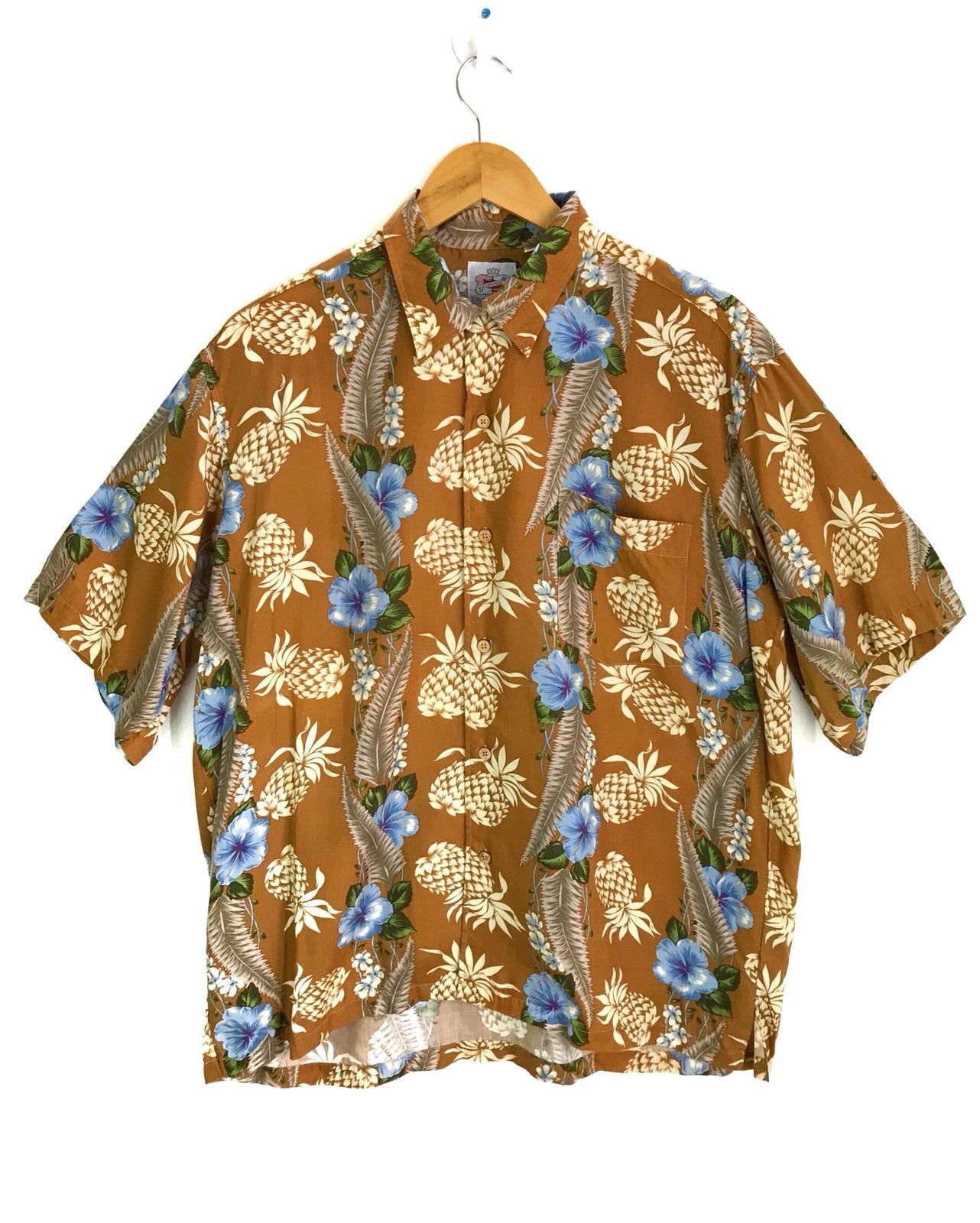 Warehouse 🔥WAREHOUSE Panel Printed Border Floral Flower Size US M / EU 48-50 / 2 - 1 Thumbnail
