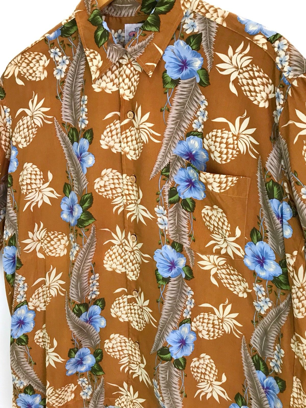 Warehouse 🔥WAREHOUSE Panel Printed Border Floral Flower Size US M / EU 48-50 / 2 - 3 Thumbnail