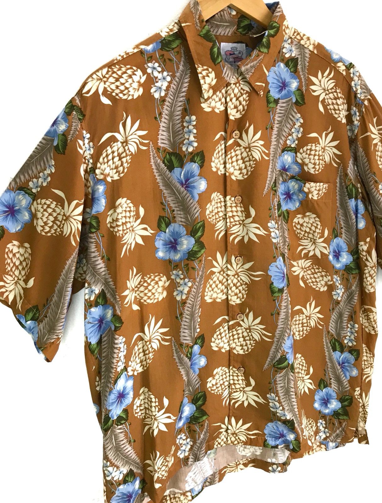 Warehouse 🔥WAREHOUSE Panel Printed Border Floral Flower Size US M / EU 48-50 / 2 - 2 Thumbnail