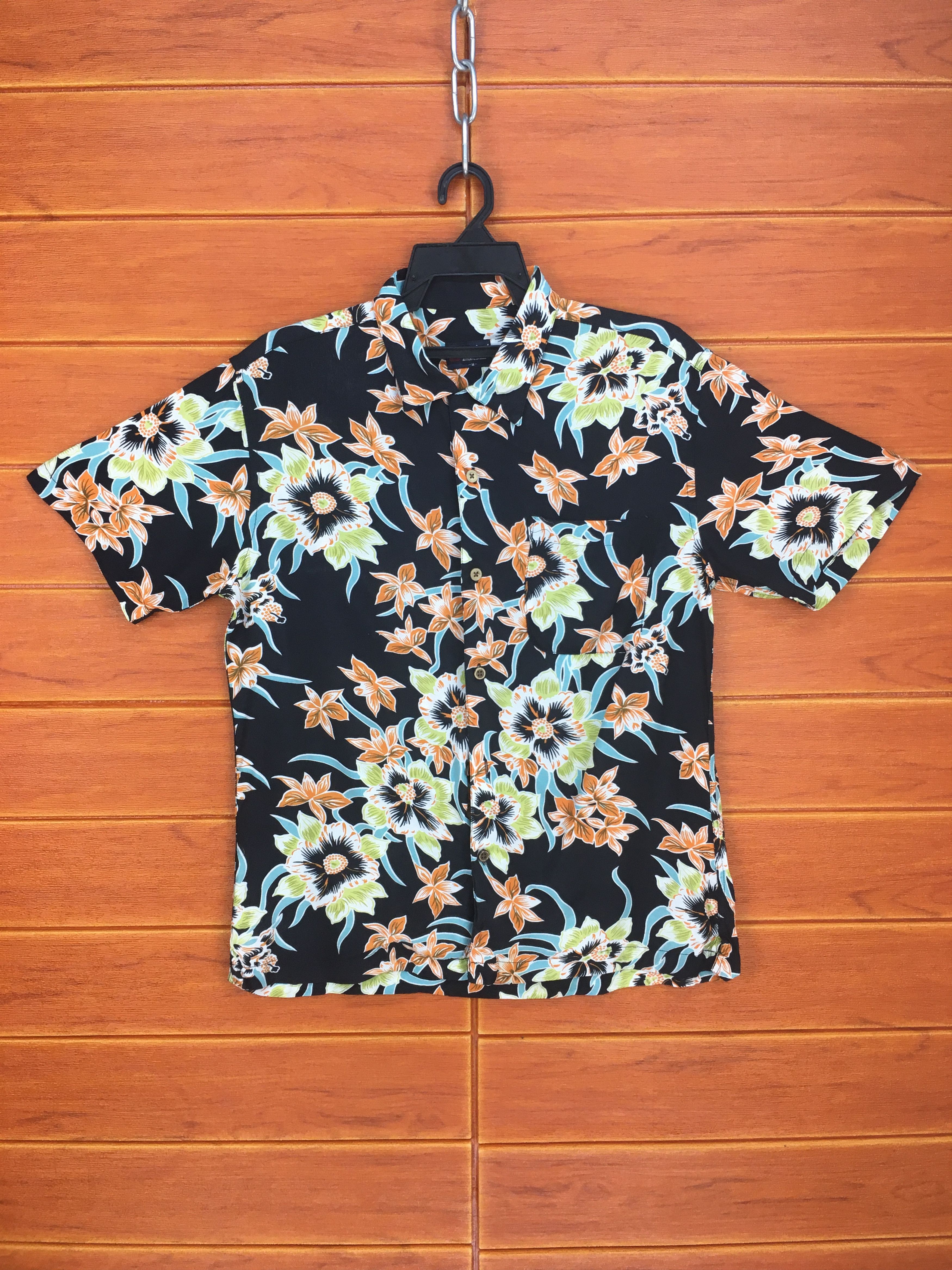 Japanese Brand Vintage Japanese OPEN DICH Rayon Hawaiian Shirt Size US M / EU 48-50 / 2 - 1 Thumbnail