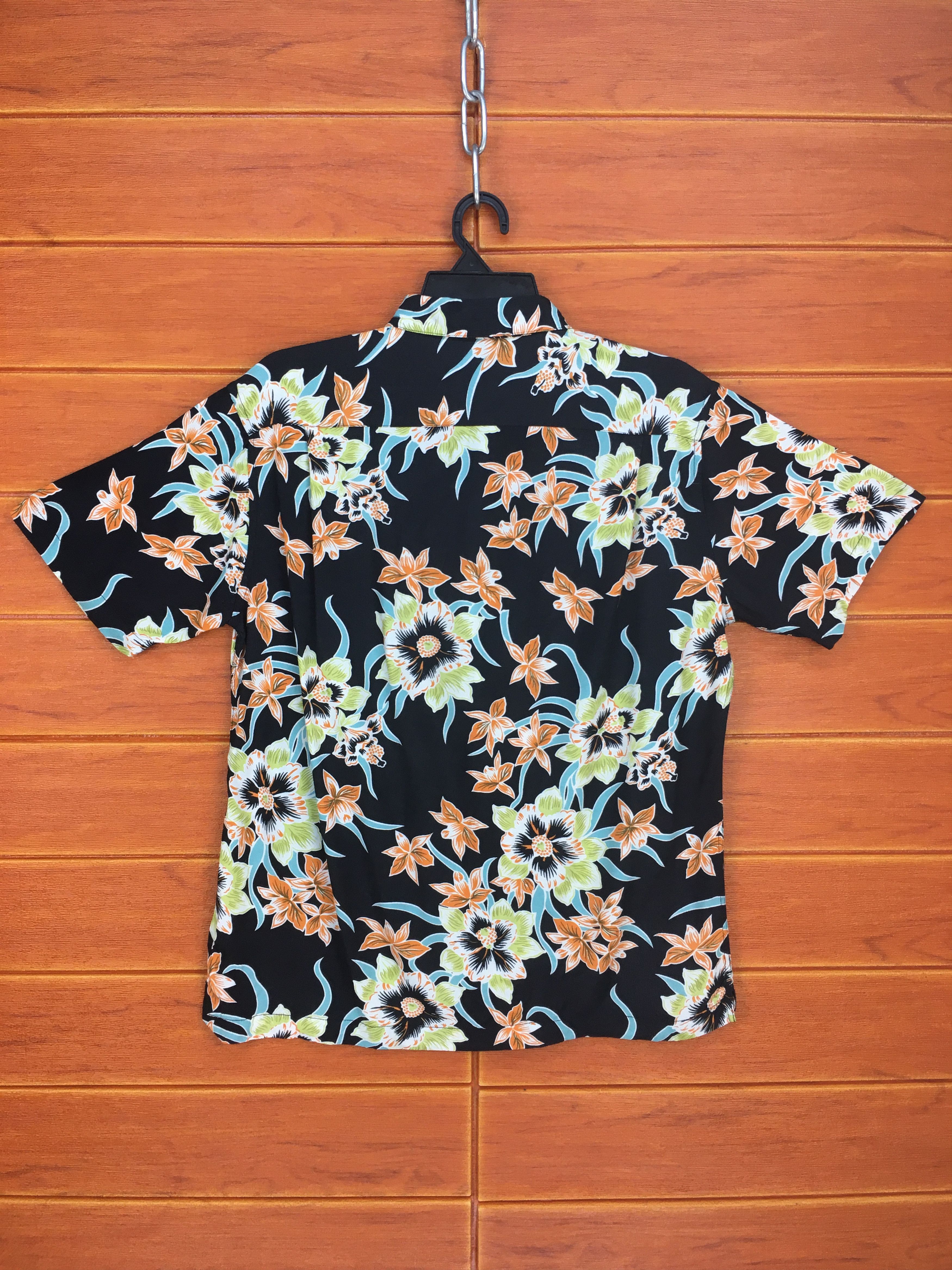 Japanese Brand Vintage Japanese OPEN DICH Rayon Hawaiian Shirt Size US M / EU 48-50 / 2 - 8 Thumbnail