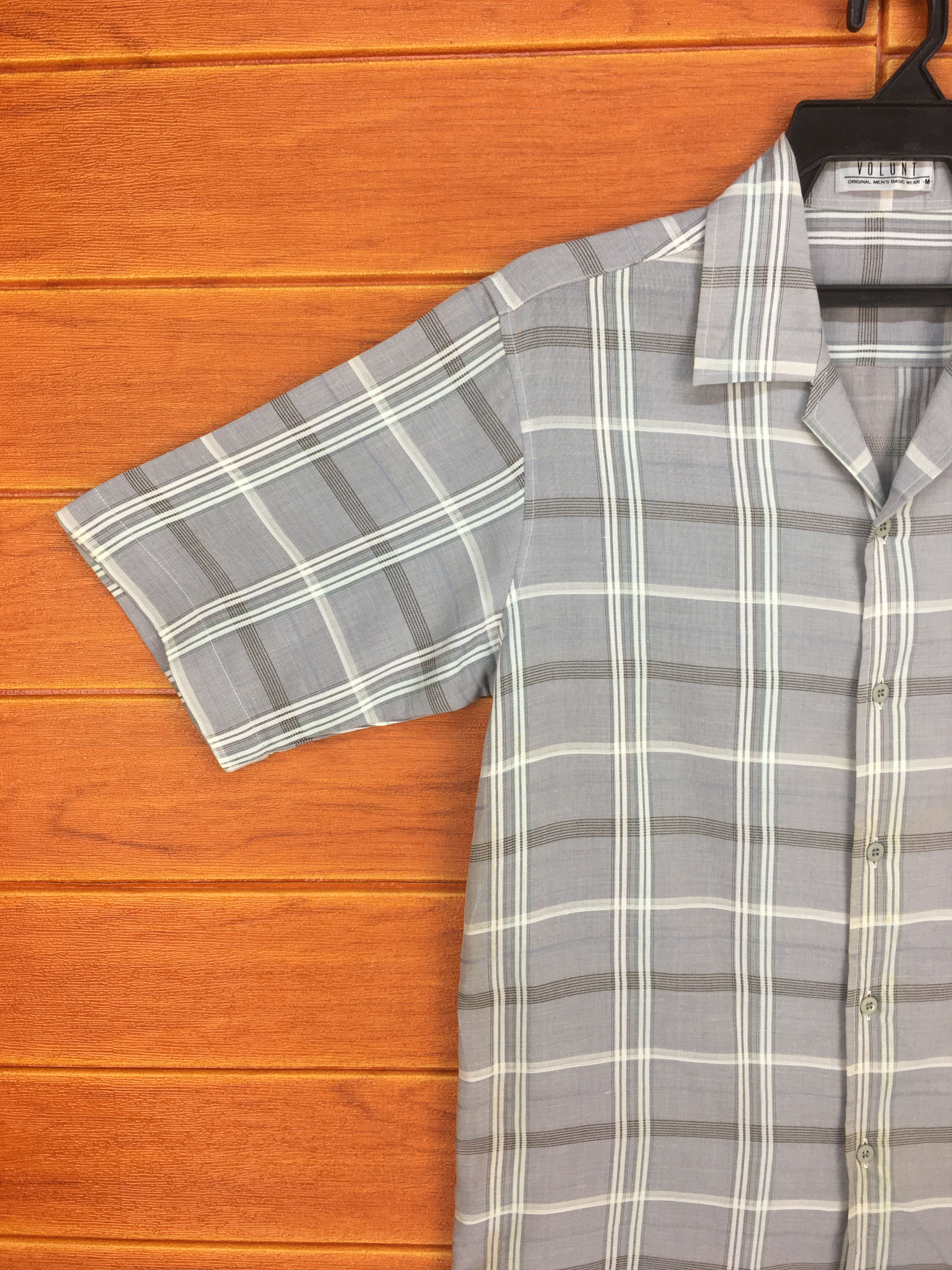Vintage Vintage VOLUNT Checkered Button Up Shirt Size US M / EU 48-50 / 2 - 2 Thumbnail