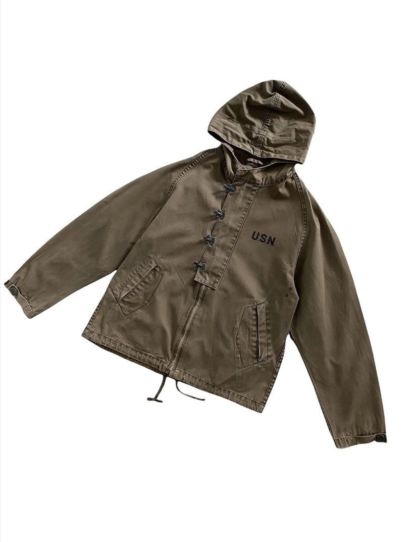 Vintage 🥷Viintage U.S.N jacket design Military rare Size US M / EU 48-50 / 2 - 2 Thumbnail