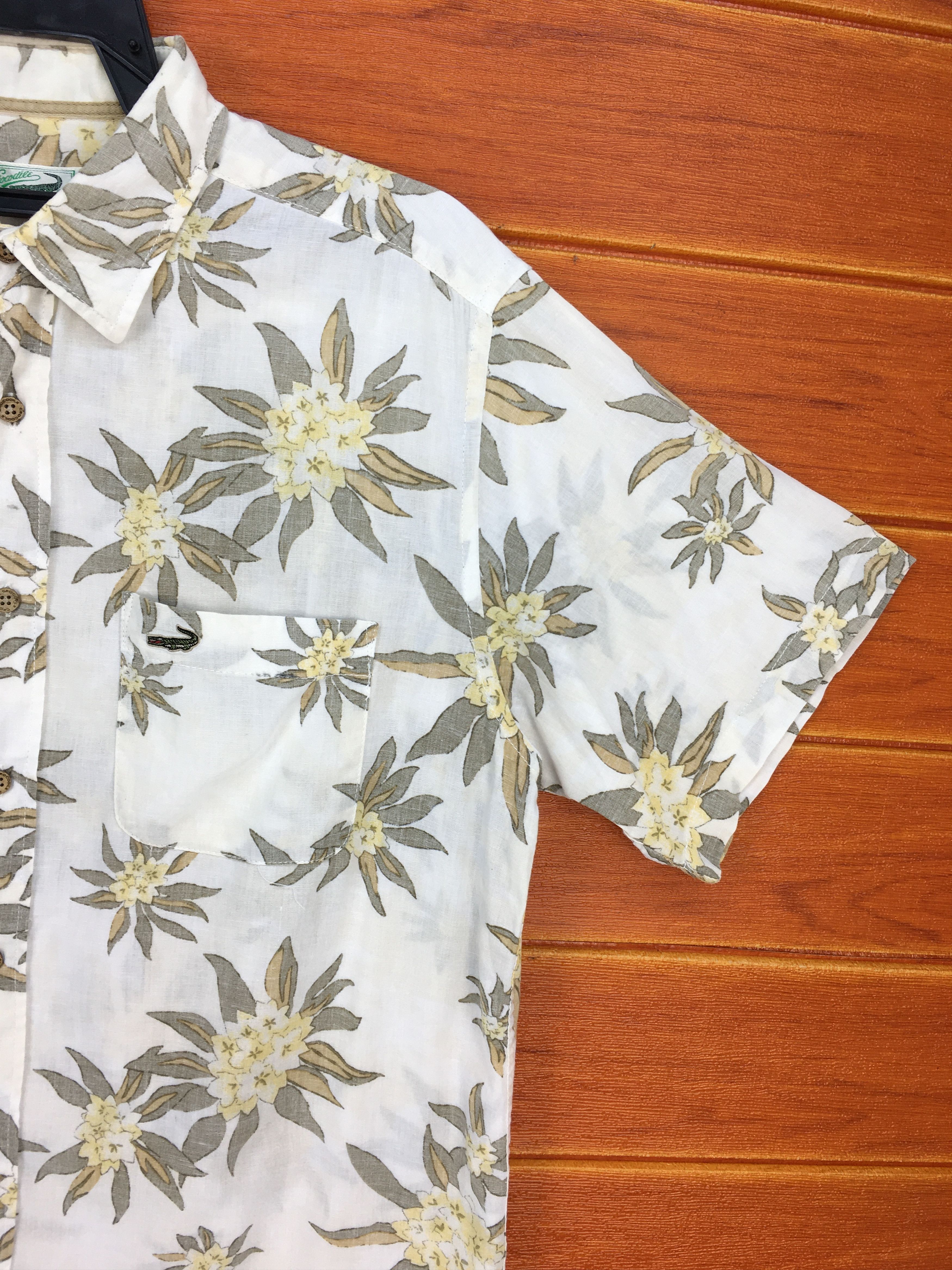 Vintage Vintage CROCODILE Reverse Print Hawaiian Shirt Size US L / EU 52-54 / 3 - 5 Thumbnail