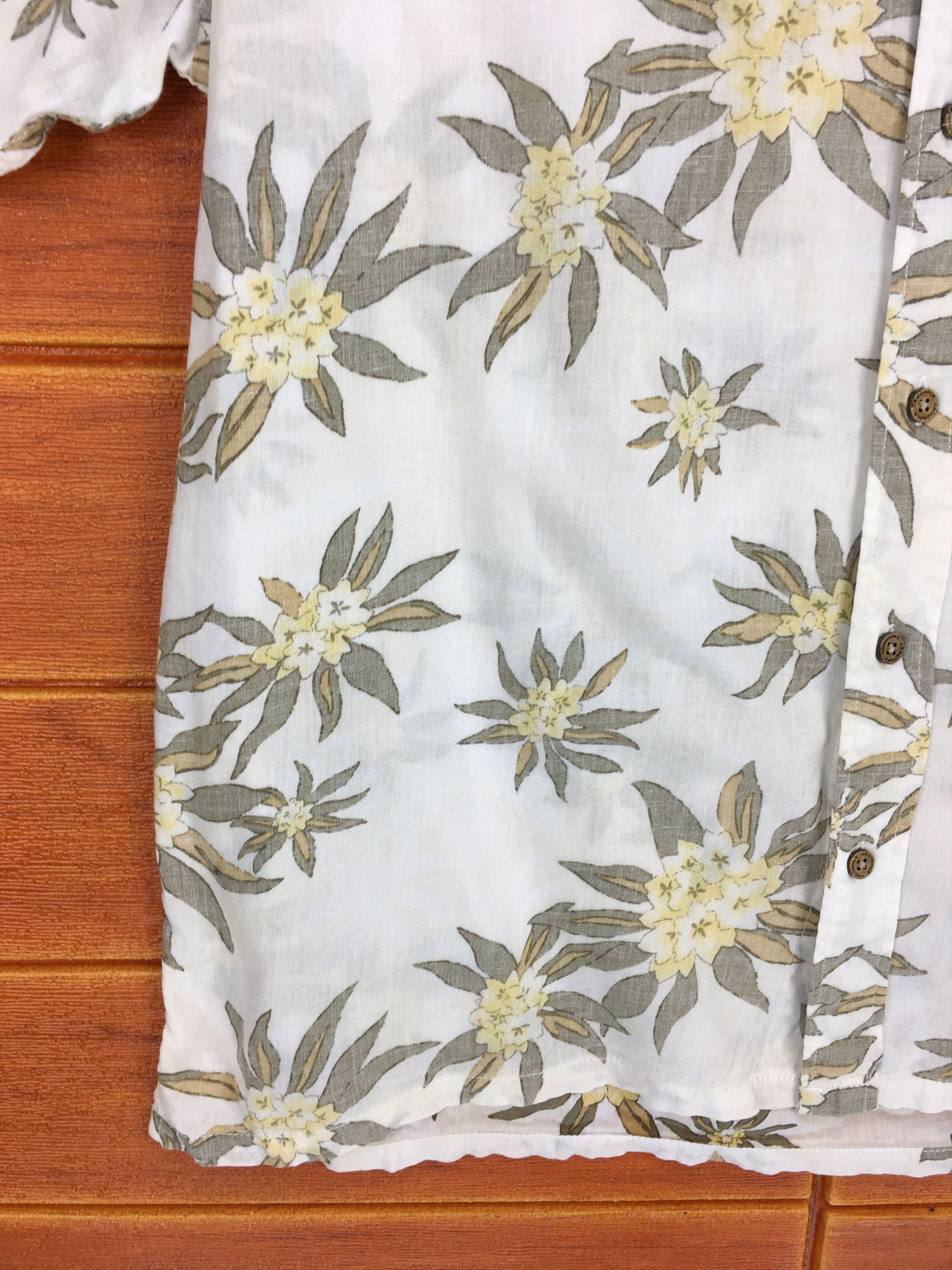 Vintage Vintage CROCODILE Reverse Print Hawaiian Shirt Size US L / EU 52-54 / 3 - 3 Thumbnail