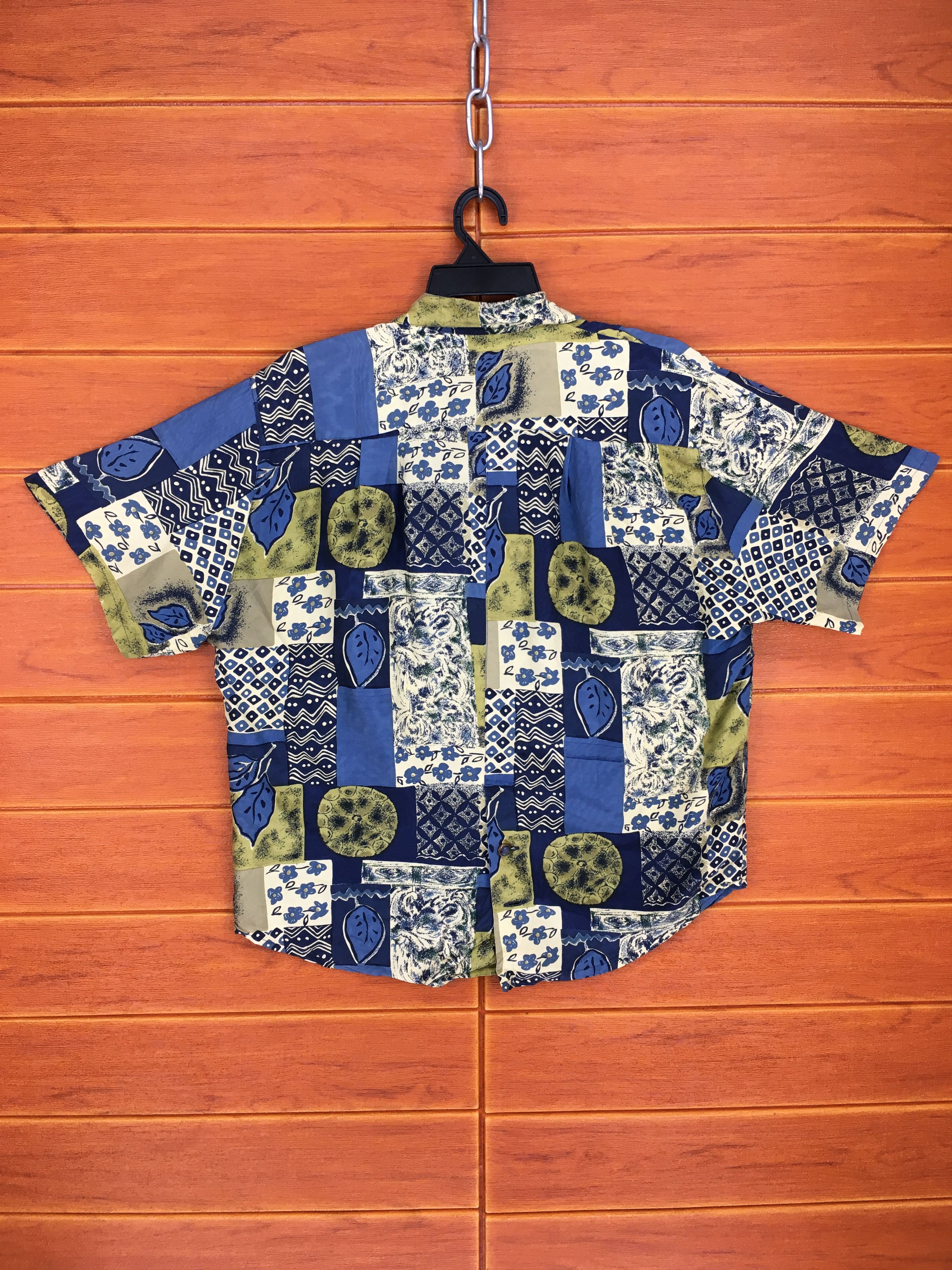 Vintage Vintage Dramatic Life Abstract Psychedelic Women Hawaiian Size L / US 10 / IT 46 - 7 Thumbnail