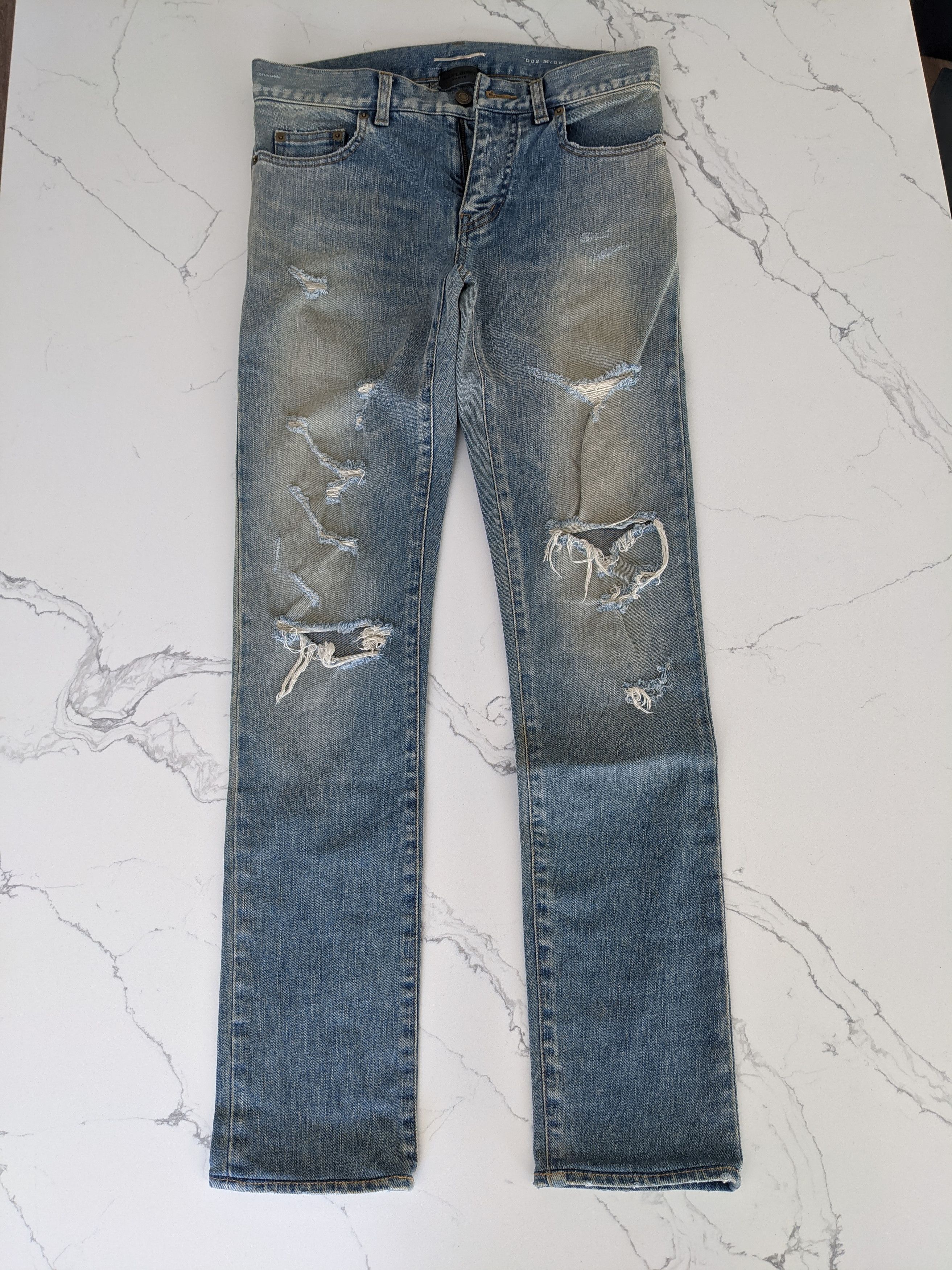 Hedi Slimane × Saint Laurent Paris SLP SS15 Crash Denim (FINAL