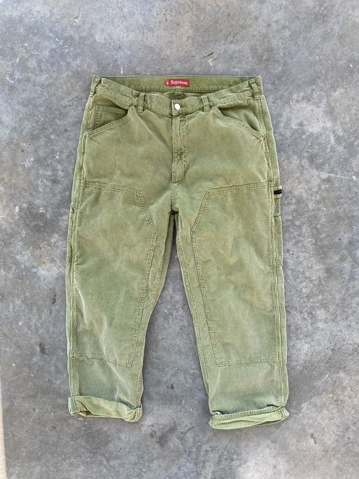 Supreme Supreme Green Corduroy Double Knee Pants Sz. 36