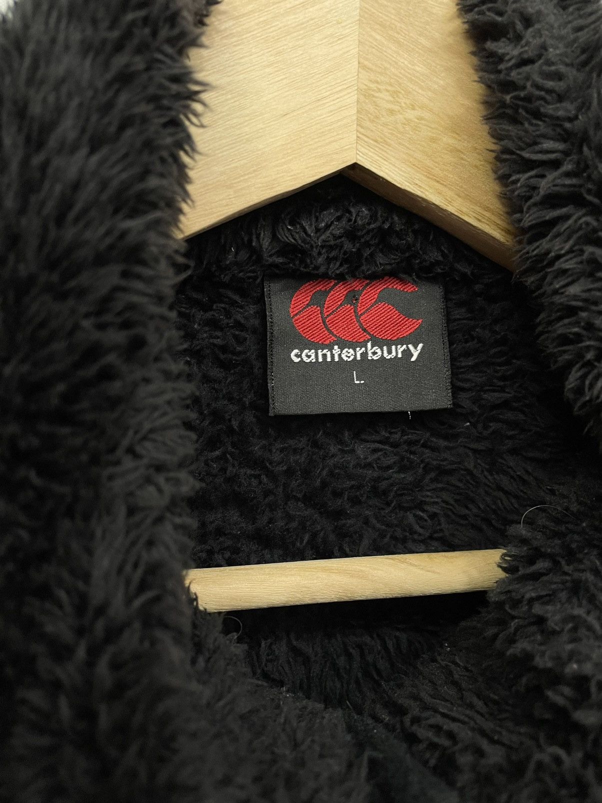 All Blacks 90’s CANTERBURY INTERNATIONAL Faux Fur Deep Pile Fleece Size US M / EU 48-50 / 2 - 6 Thumbnail