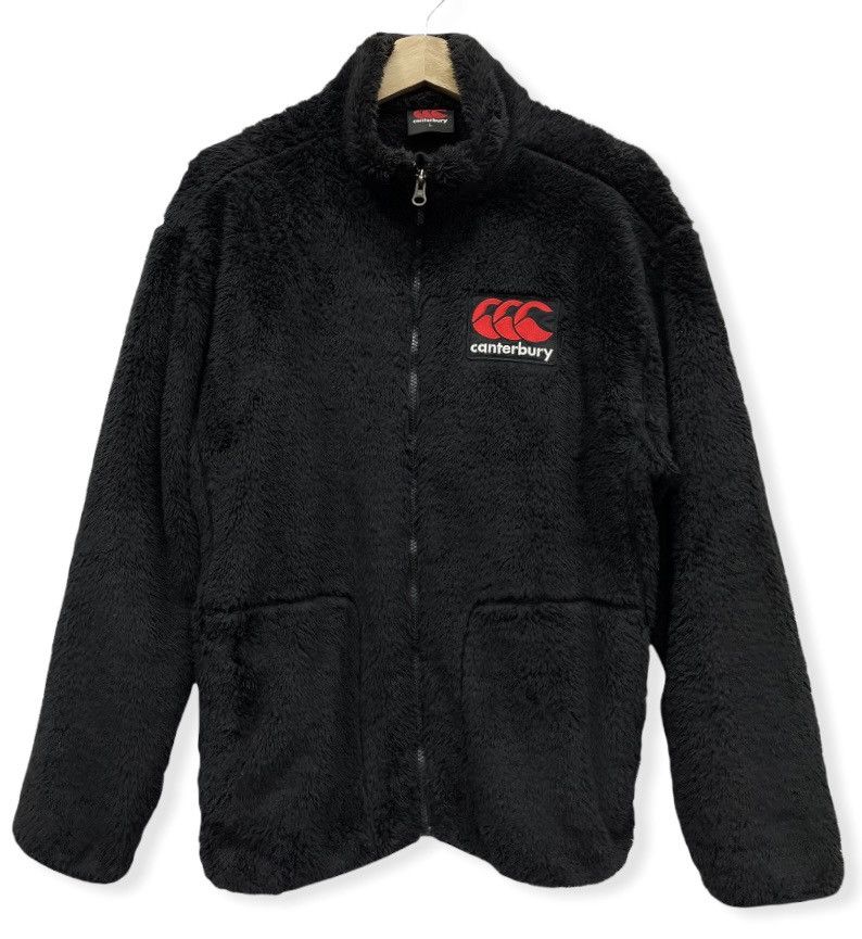 All Blacks 90’s CANTERBURY INTERNATIONAL Faux Fur Deep Pile Fleece Size US M / EU 48-50 / 2 - 1 Thumbnail