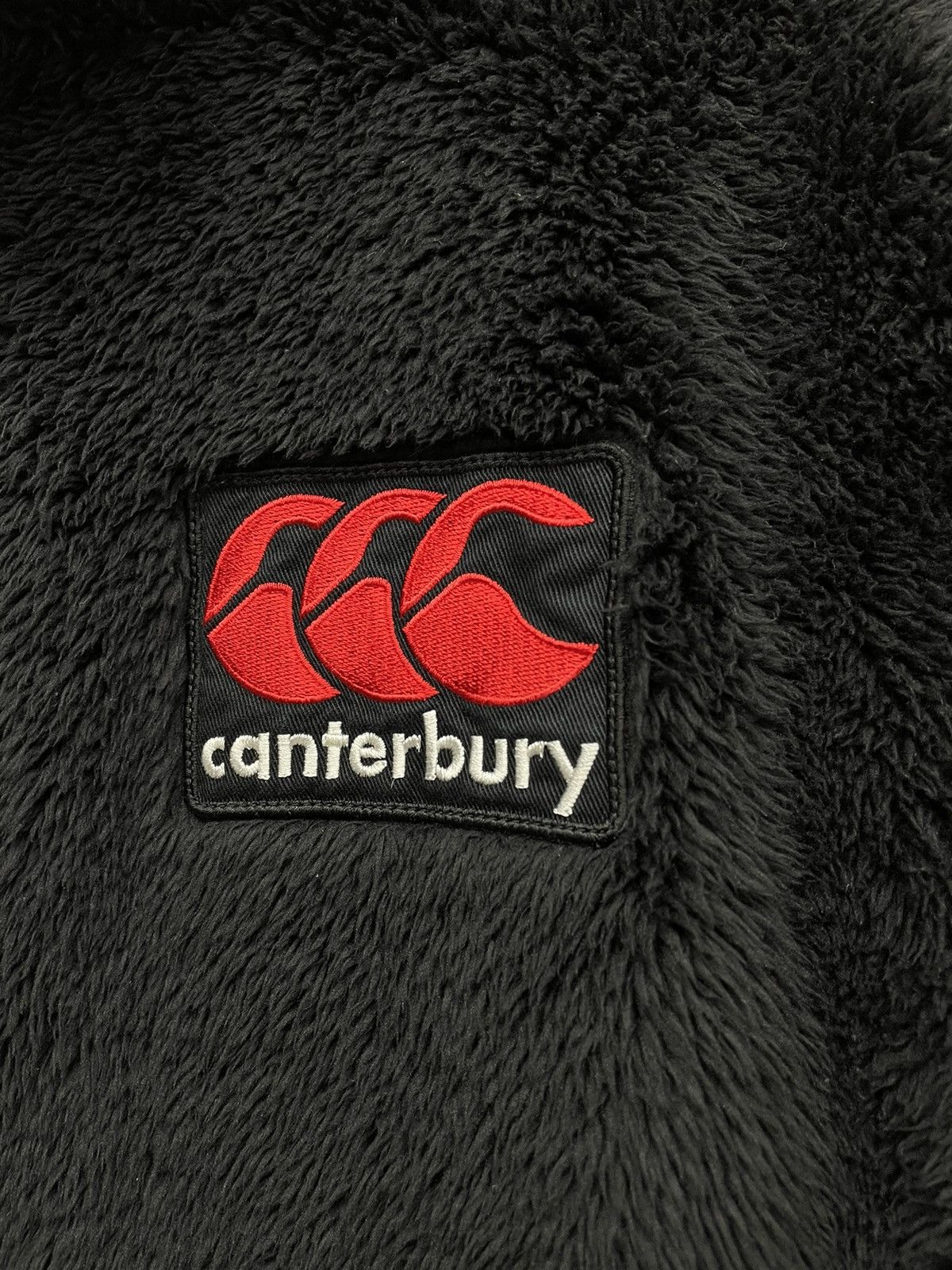 All Blacks 90’s CANTERBURY INTERNATIONAL Faux Fur Deep Pile Fleece Size US M / EU 48-50 / 2 - 2 Thumbnail