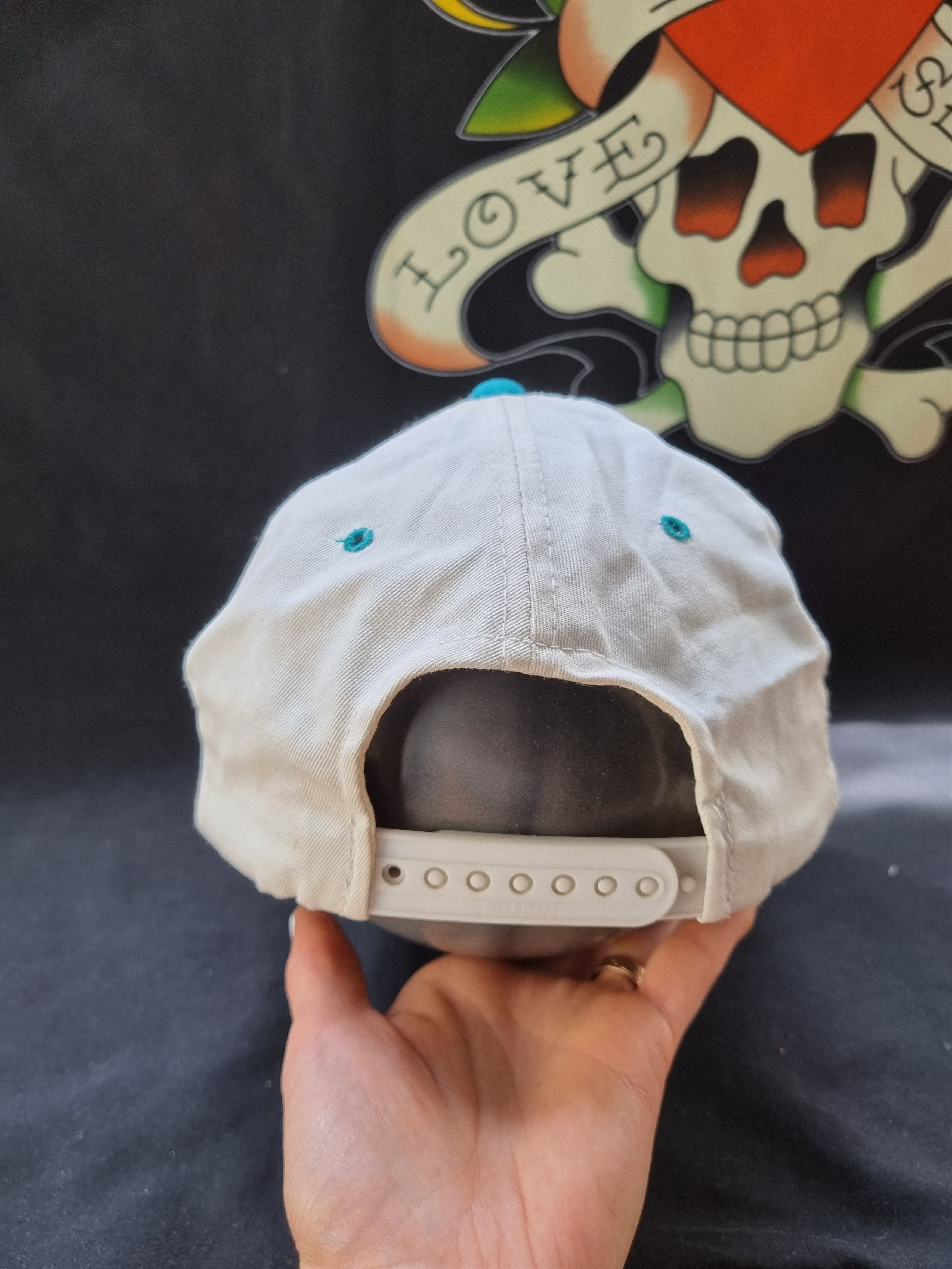 NHL × Sports Specialties 90s NHL Sharks San Jose Sports Specialties Script Logo Cap Size ONE SIZE - 6 Thumbnail
