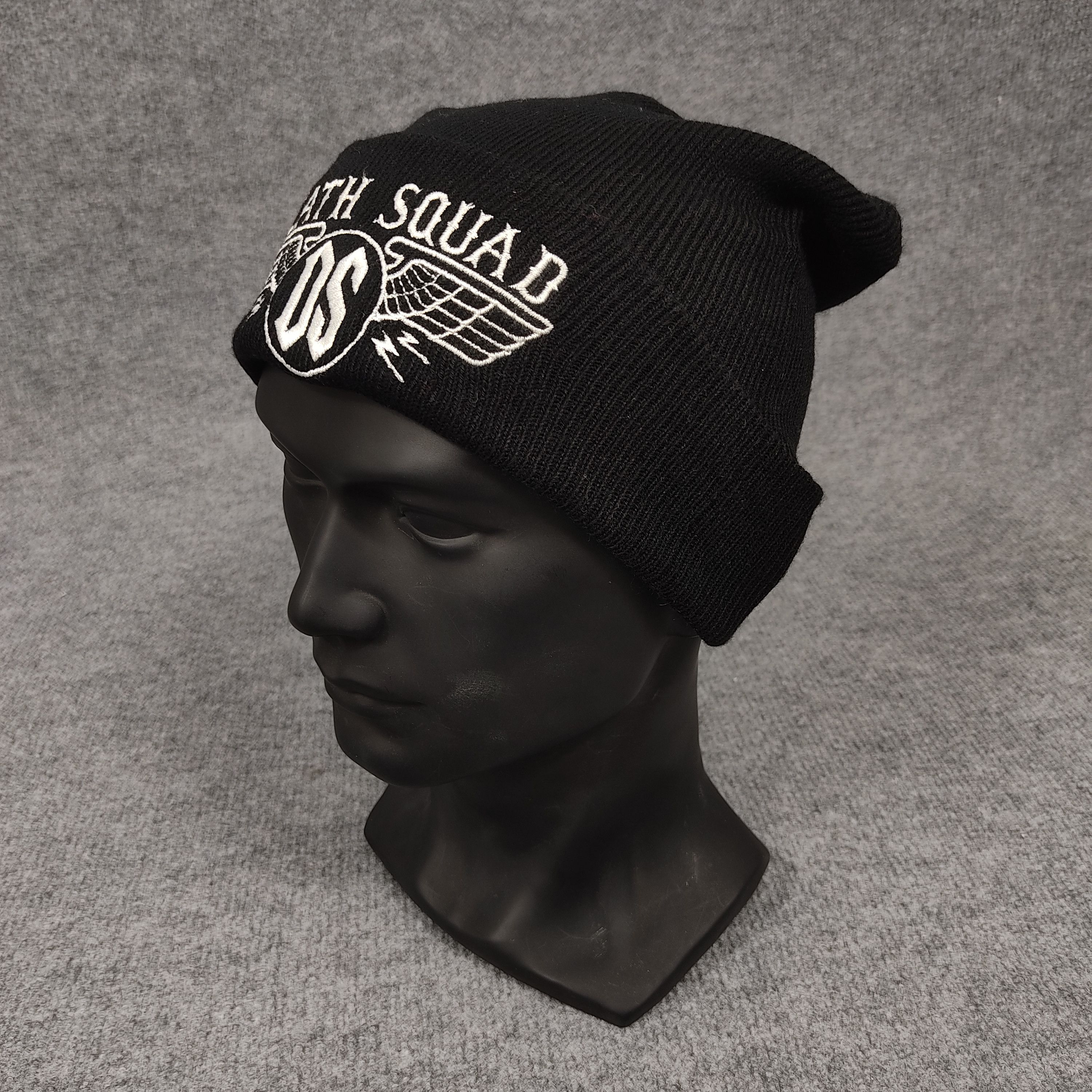 Japanese Brand × Vintage Vintage Death Squad Beanie Hat Size ONE SIZE - 2 Thumbnail