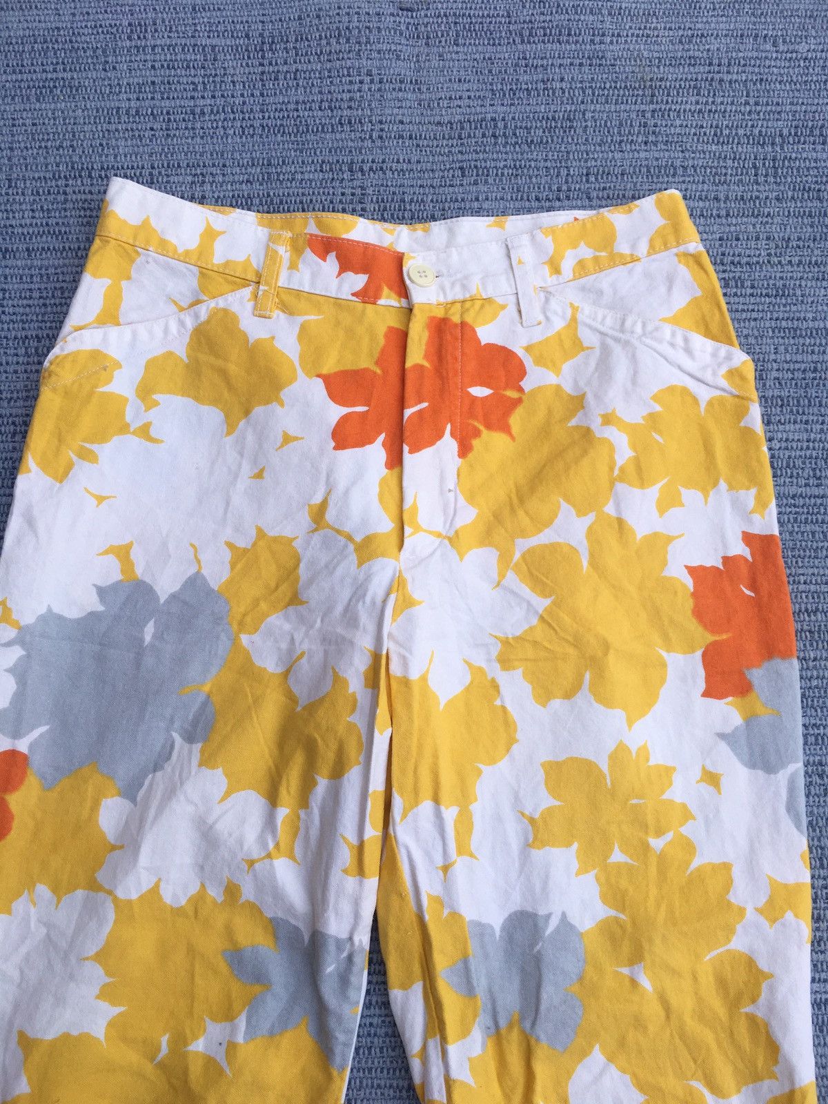 Vintage × agnes b. vintage agnes b cropped printed pants Size US 26 / EU 42 - 2 Thumbnail